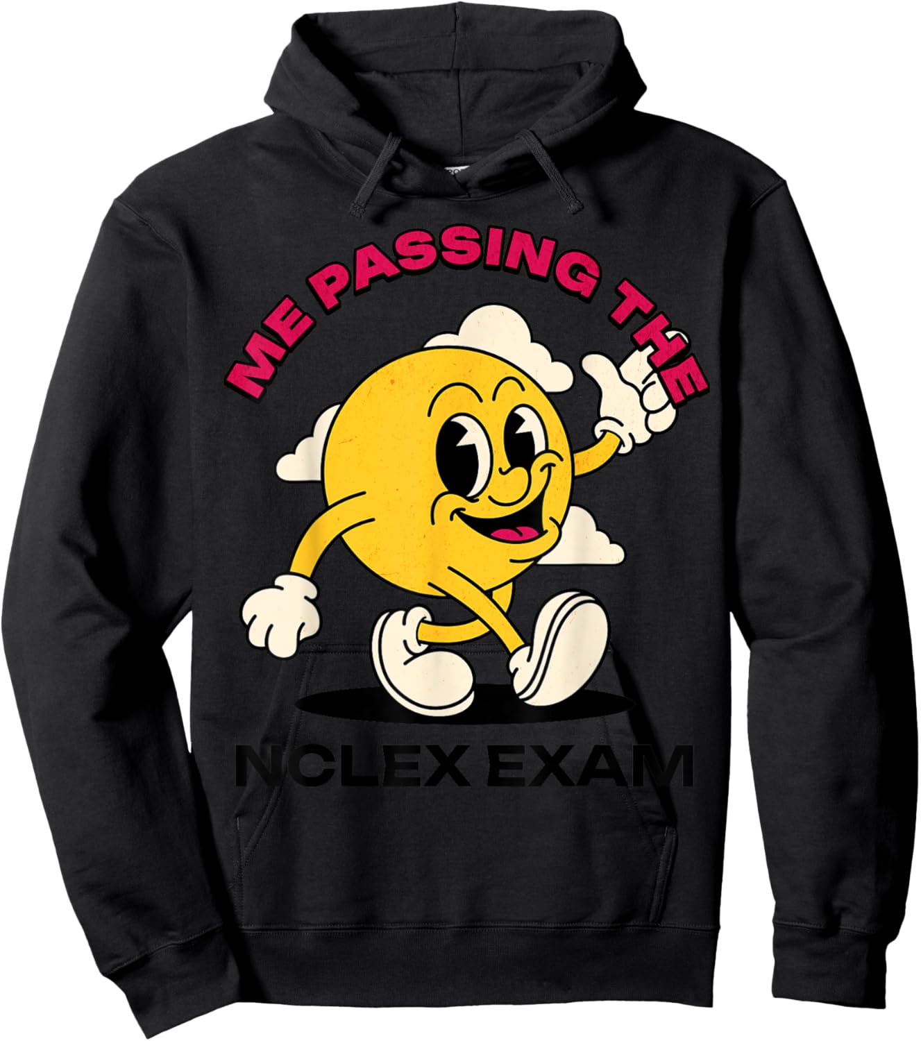 I Passed the NCLEX Exam RN Nurse Nursing School Grad Test Hoodie - Hoodie | Black