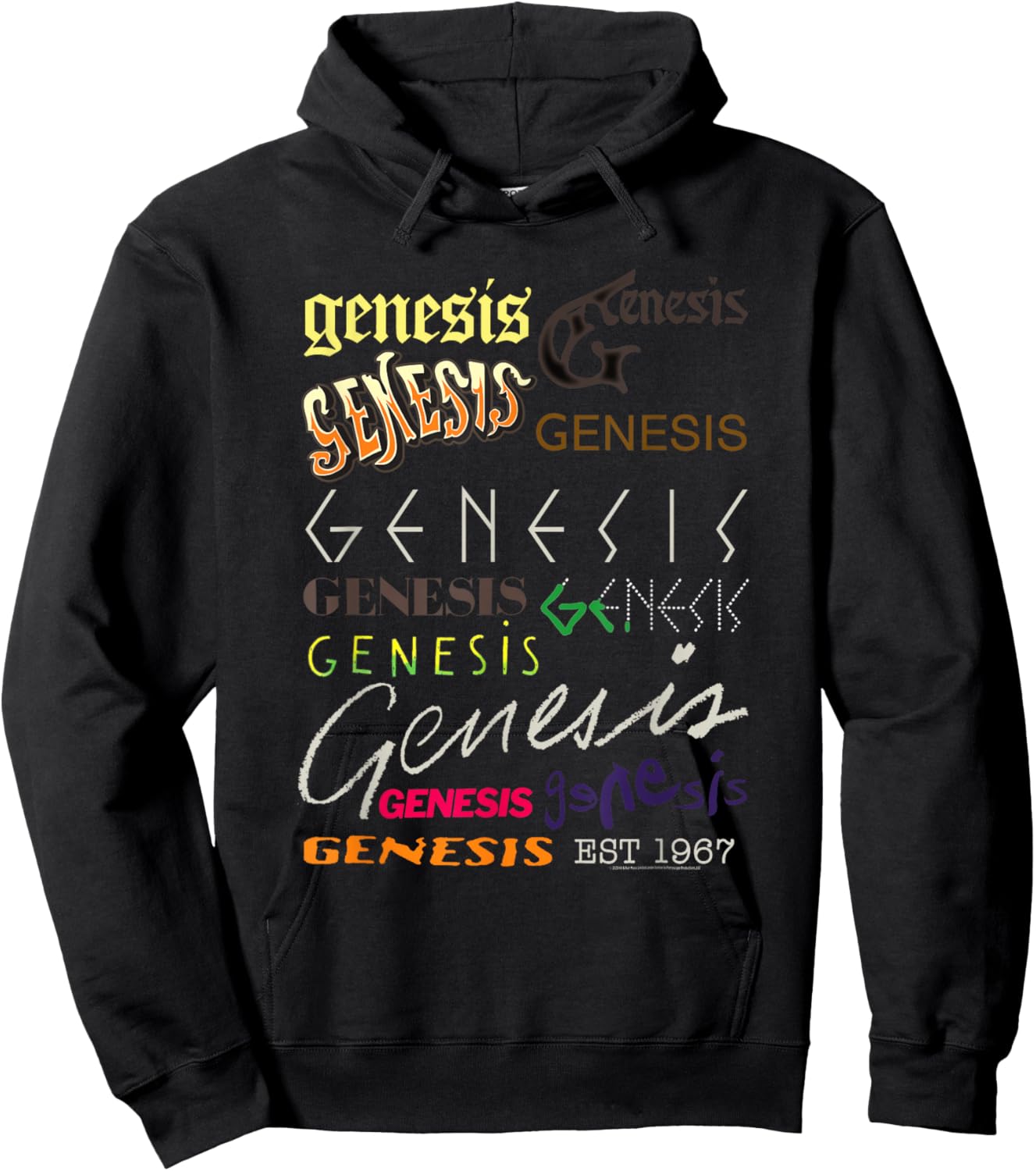 Genesis Logo History Since 1967 Hoodie - Hoodie | Black