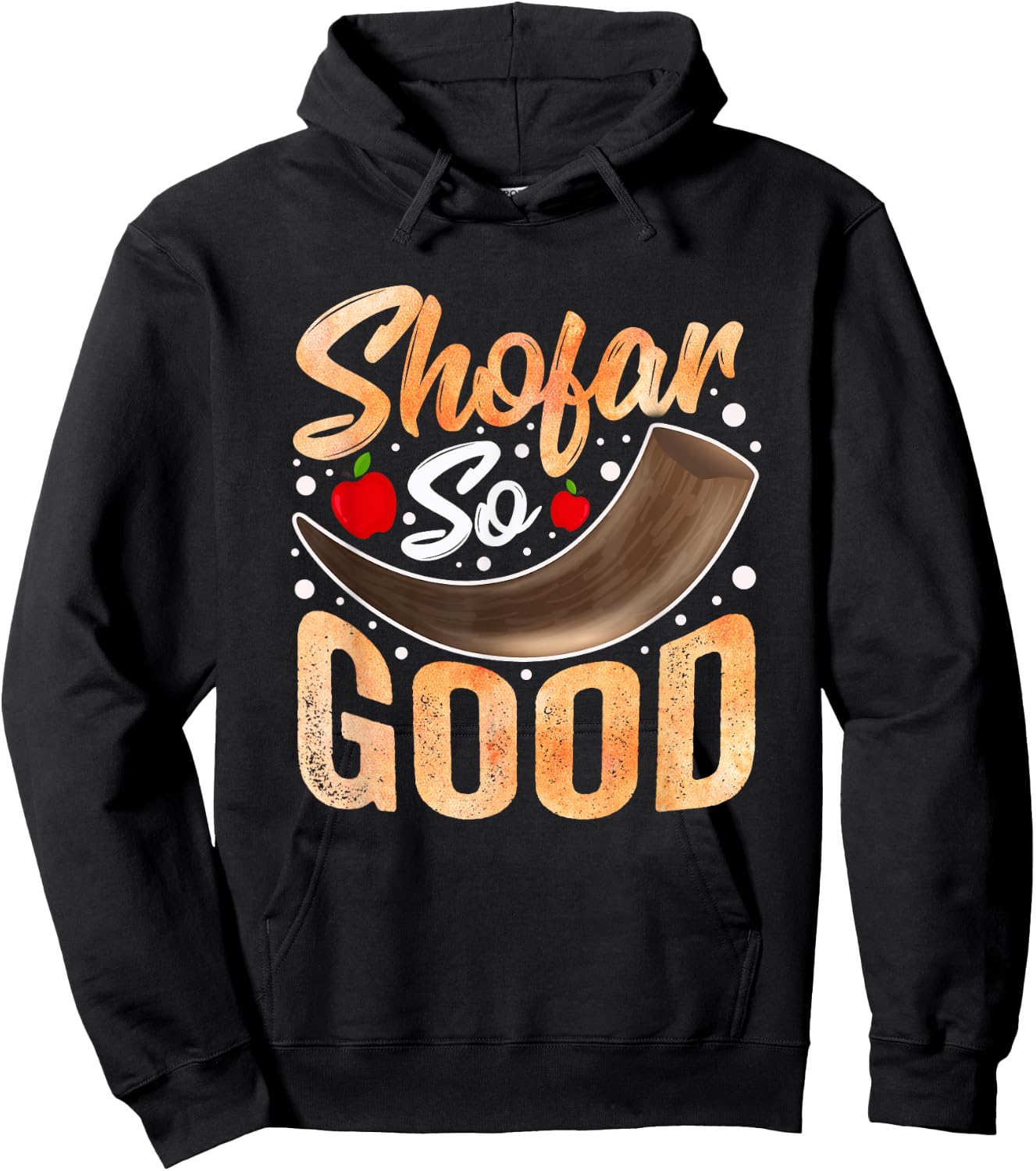 Shofar So Good Rosh Hashanah Funny Hannukah Chanukkah Jewish Hoodie - Hoodie | Black