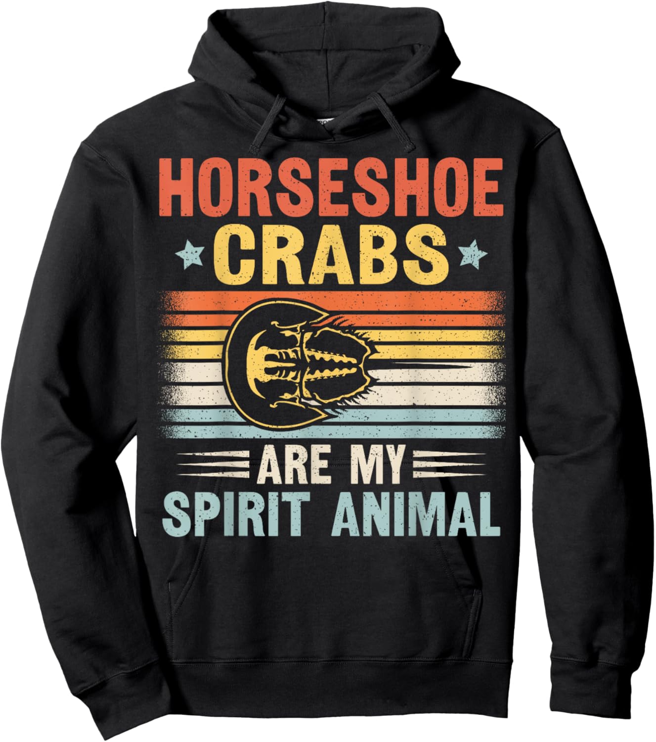 Horseshoe crab Quote for a Horseshoe crab lover Hoodie - Hoodie | Black