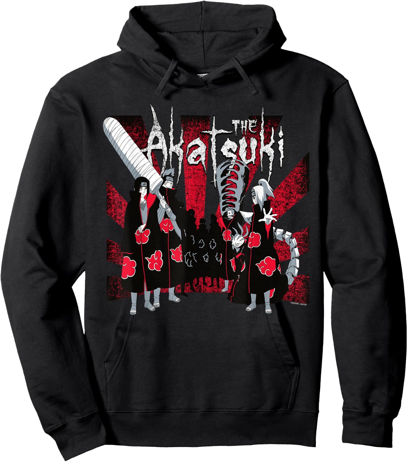 Naruto Shippuden The Akatsuki Hoodie - Hoodie | Black