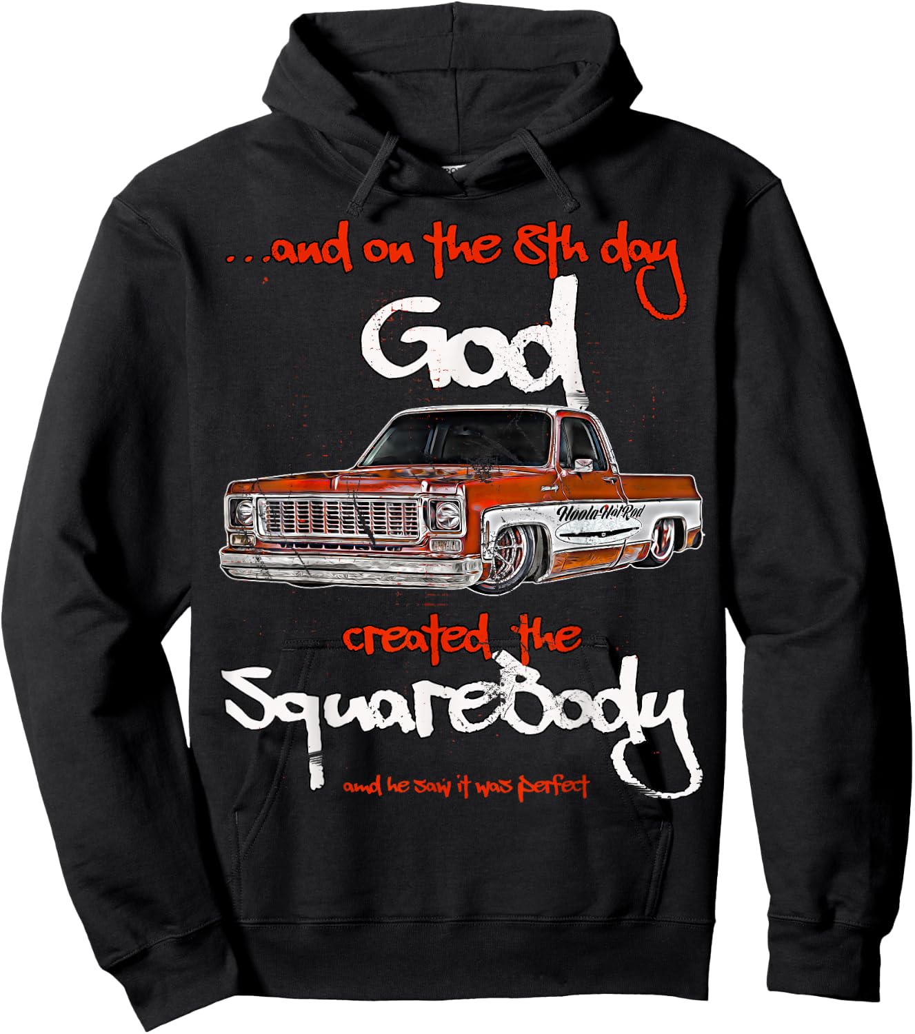 Jimmy,slammed,Squarebody Truck,Suburban,Blazer,Silverado,C10 Hoodie - Hoodie | Black