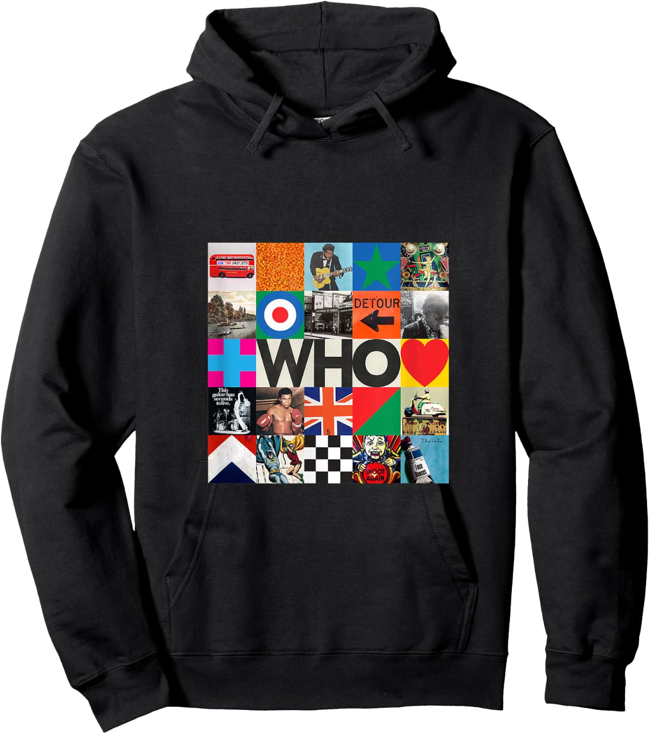 The Who Official 2019 Who Album Cover Hoodie - Hoodie | Black
