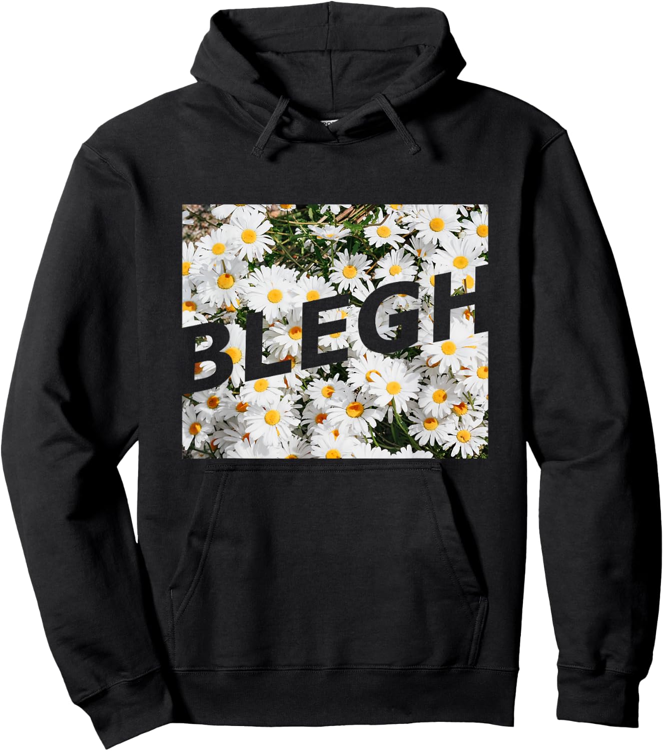 BLEGH Daisy Flower Collection Hoodie - Hoodie | Black