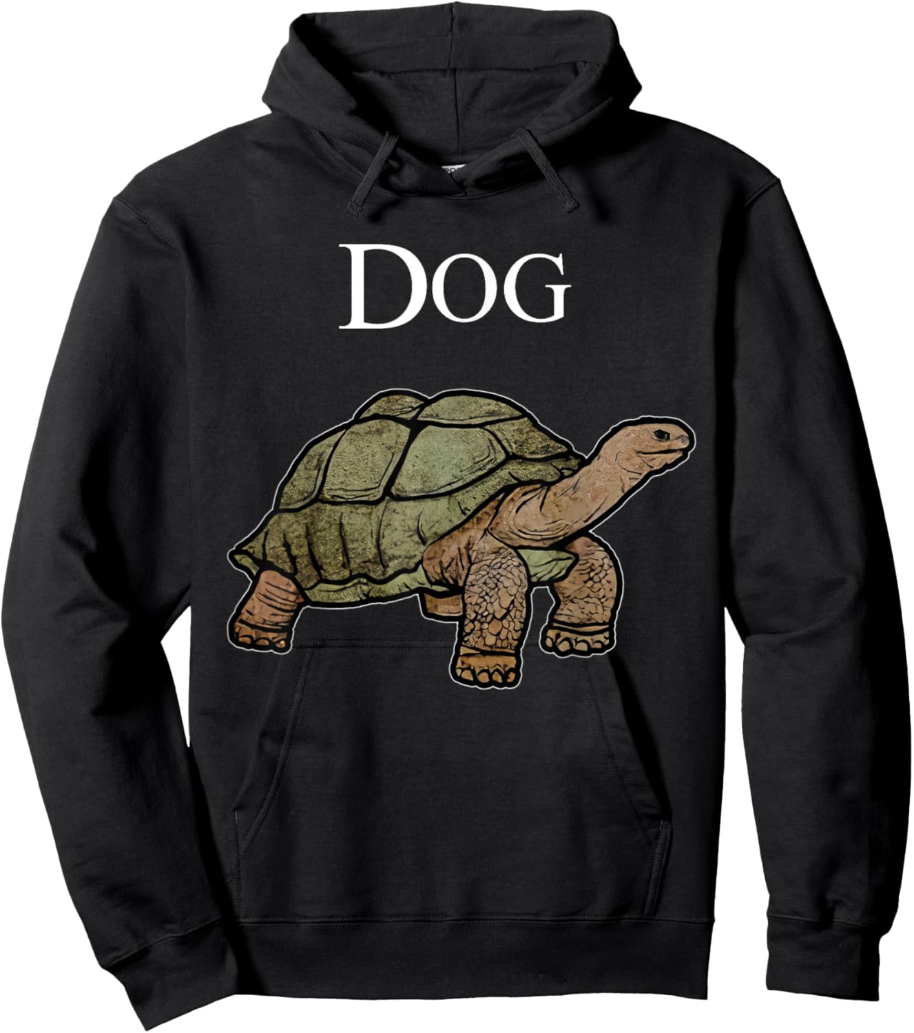 Dog Turtle Meme Funny Joke Dogs for Women Hoodie - Hoodie | Black
