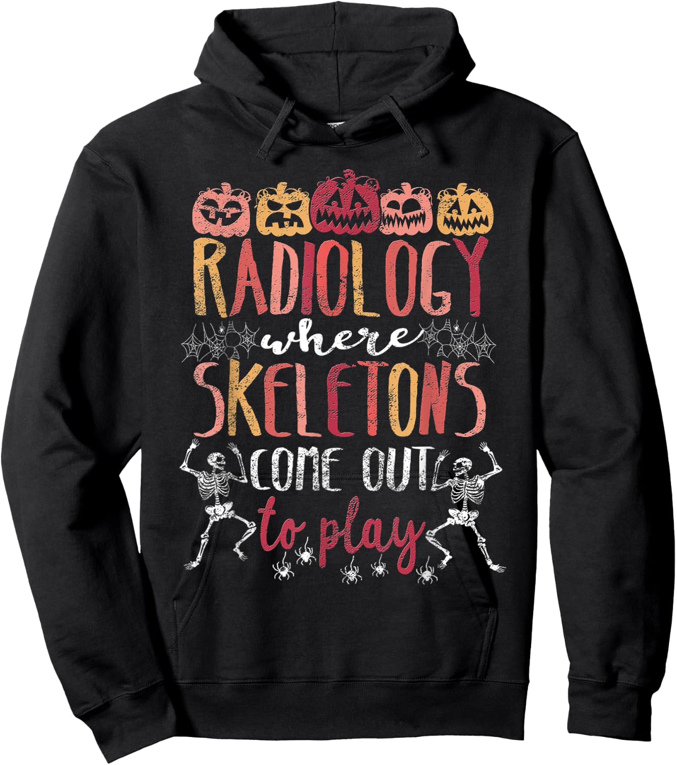 Xray Tech Radiology X-Ray Technician X-Ray Halloween Hoodie - Hoodie | Black