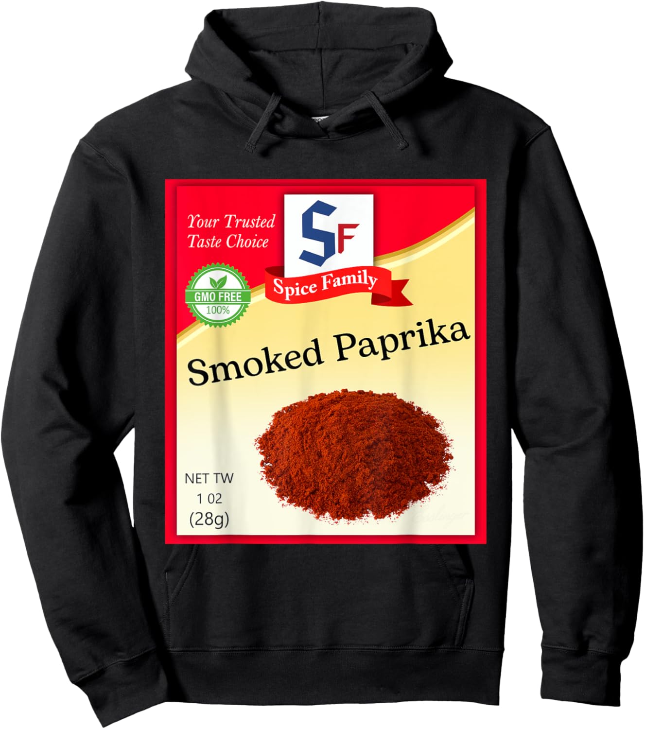 Smoked Paprika Condiment Costume Holiday Spice Costumes Hoodie - Hoodie | Black