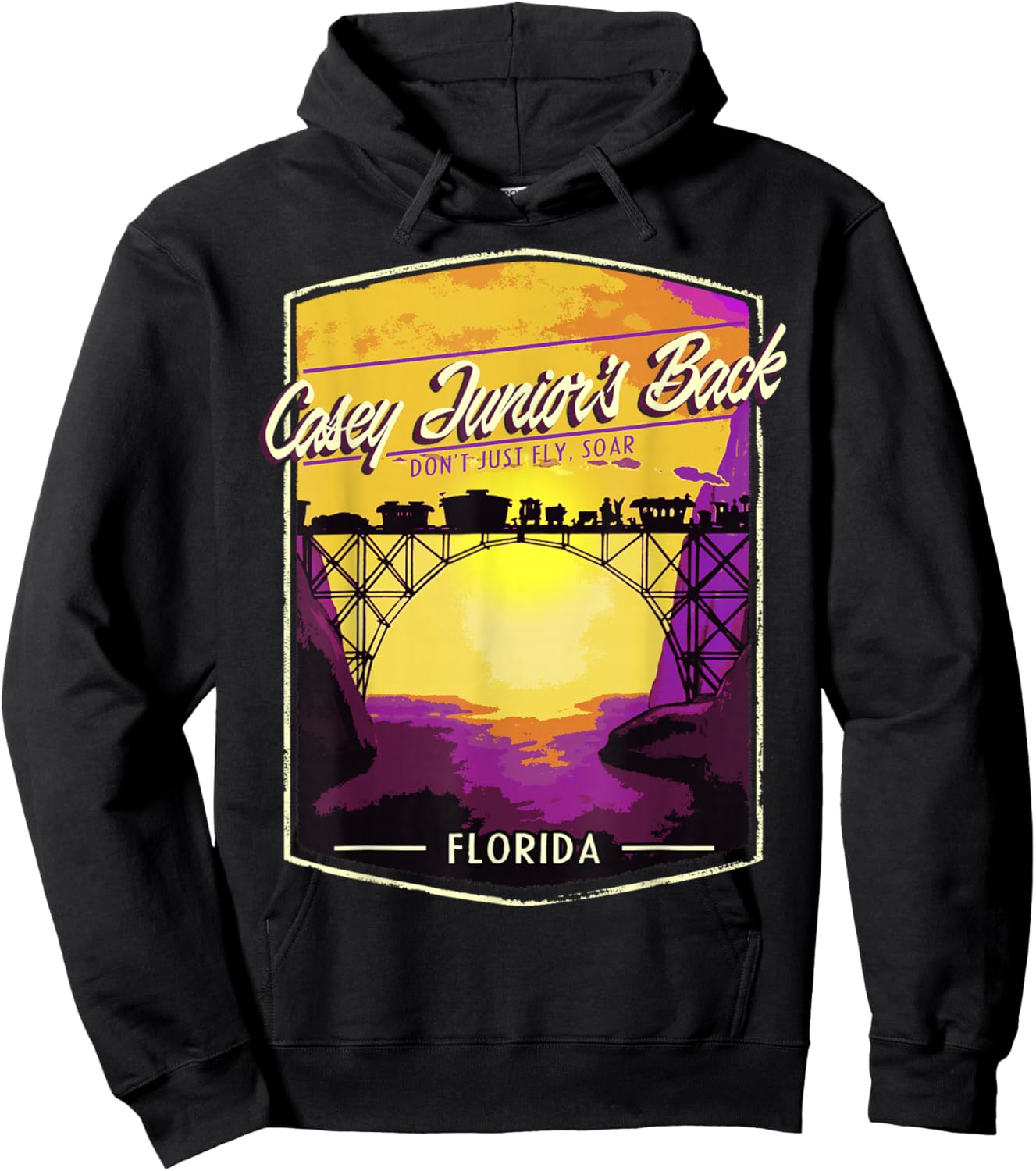 Disney Dumbo Casey Junior's Back Florida Hoodie - Hoodie | Black