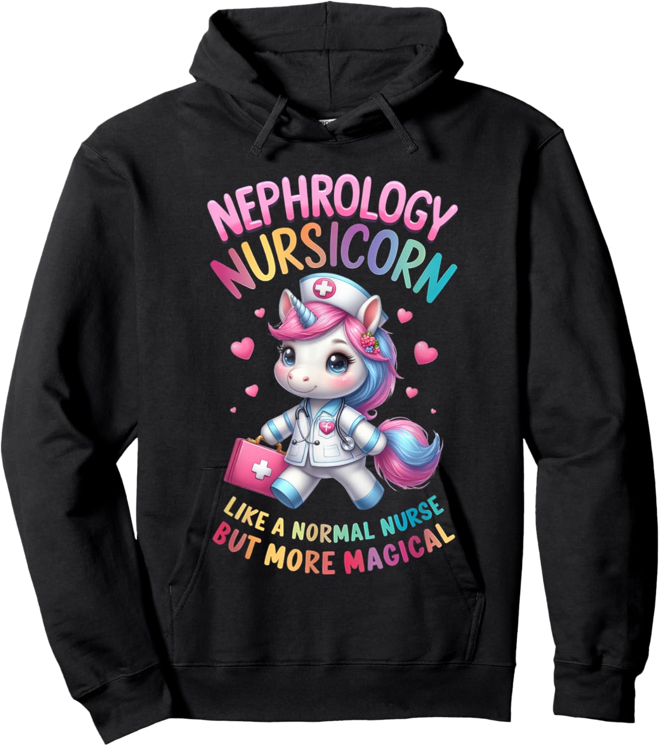 Funny Nephrology Nurse Dialysis Specialist Kidney Care Hoodie - Hoodie | Black