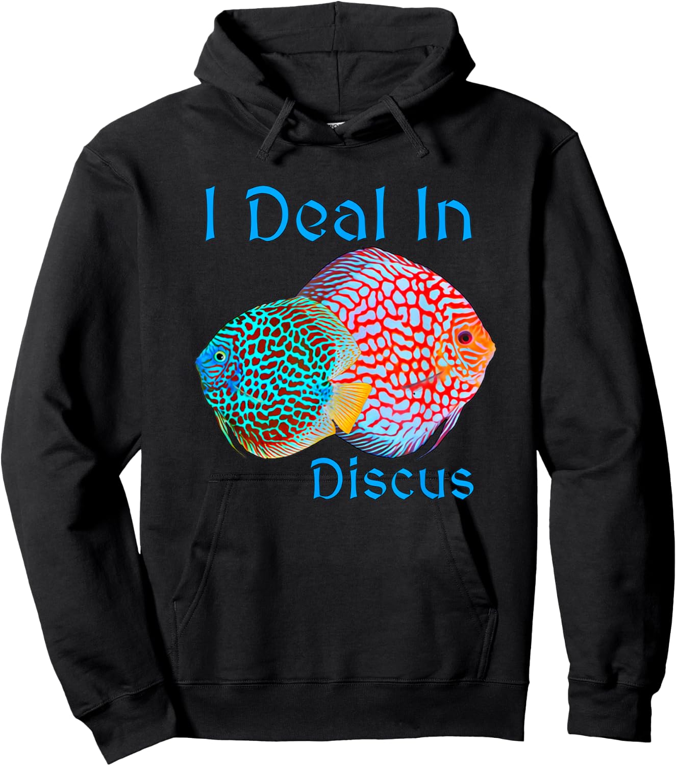 Discus Fish Breeder Seller Aquarium Keeper Gift Hoodie - Hoodie | Black