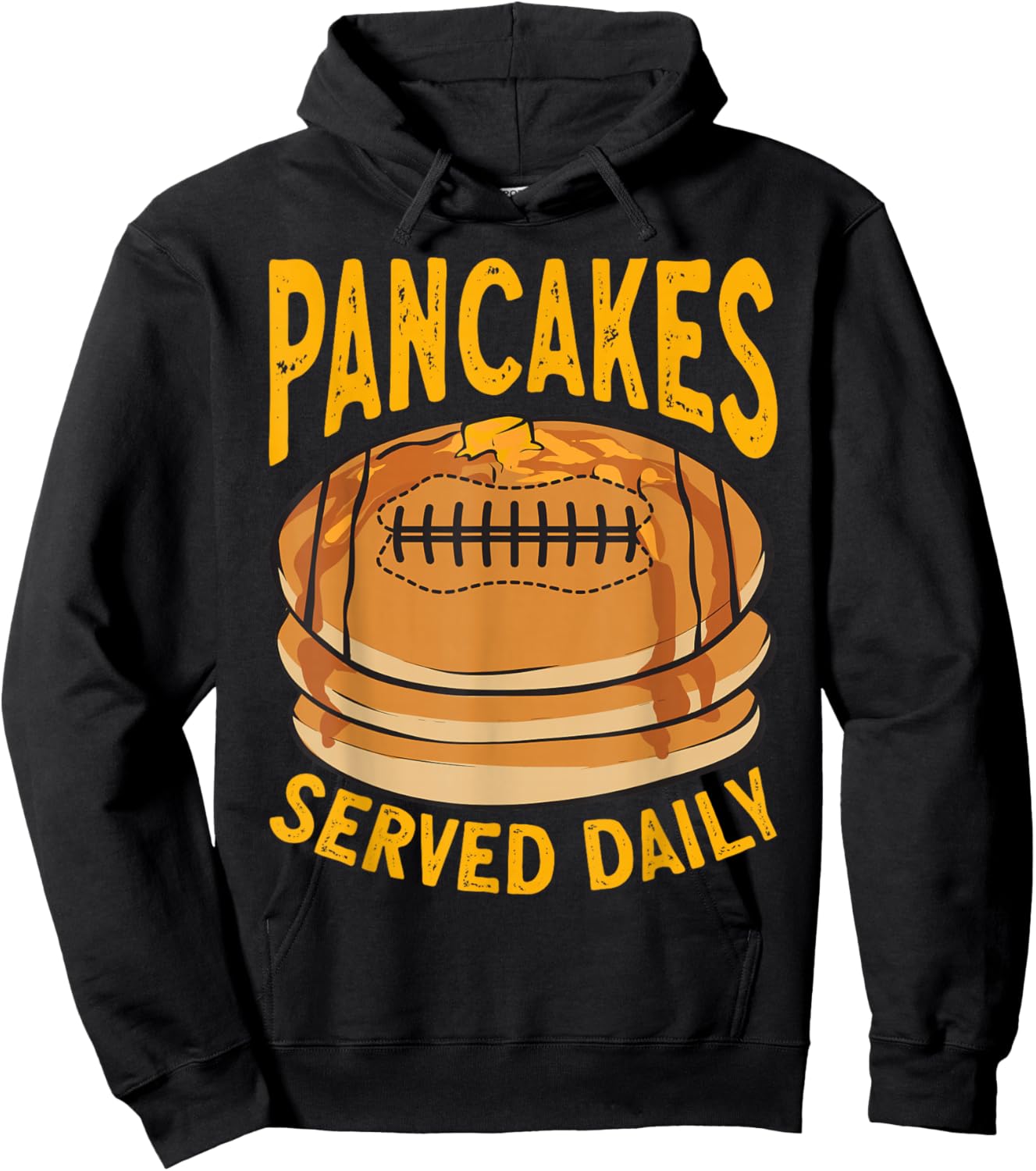 Pancake Breakfast Pancake Hoodie - Hoodie | Black