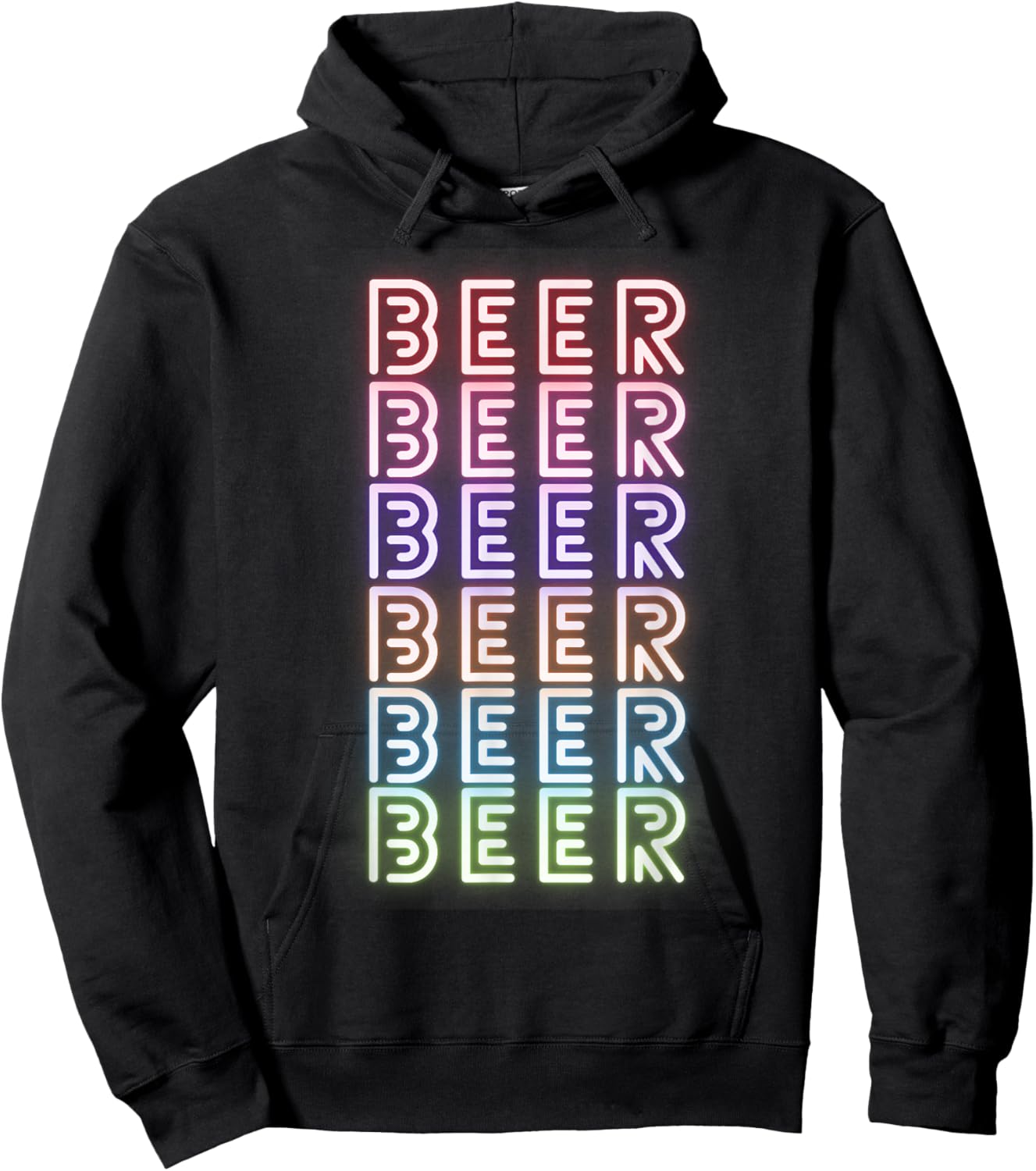 Funny Beer Retro Vintage Alcohol Beer Drinking Hoodie - Hoodie | Black