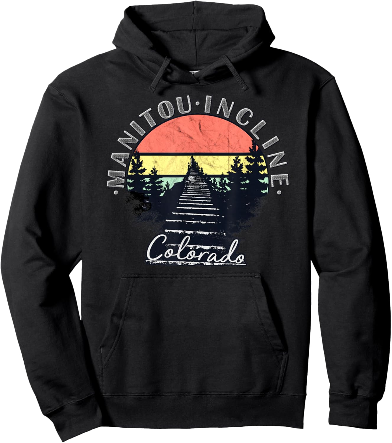The Incline Manitou Springs Colorado Hoodie - Hoodie | Black