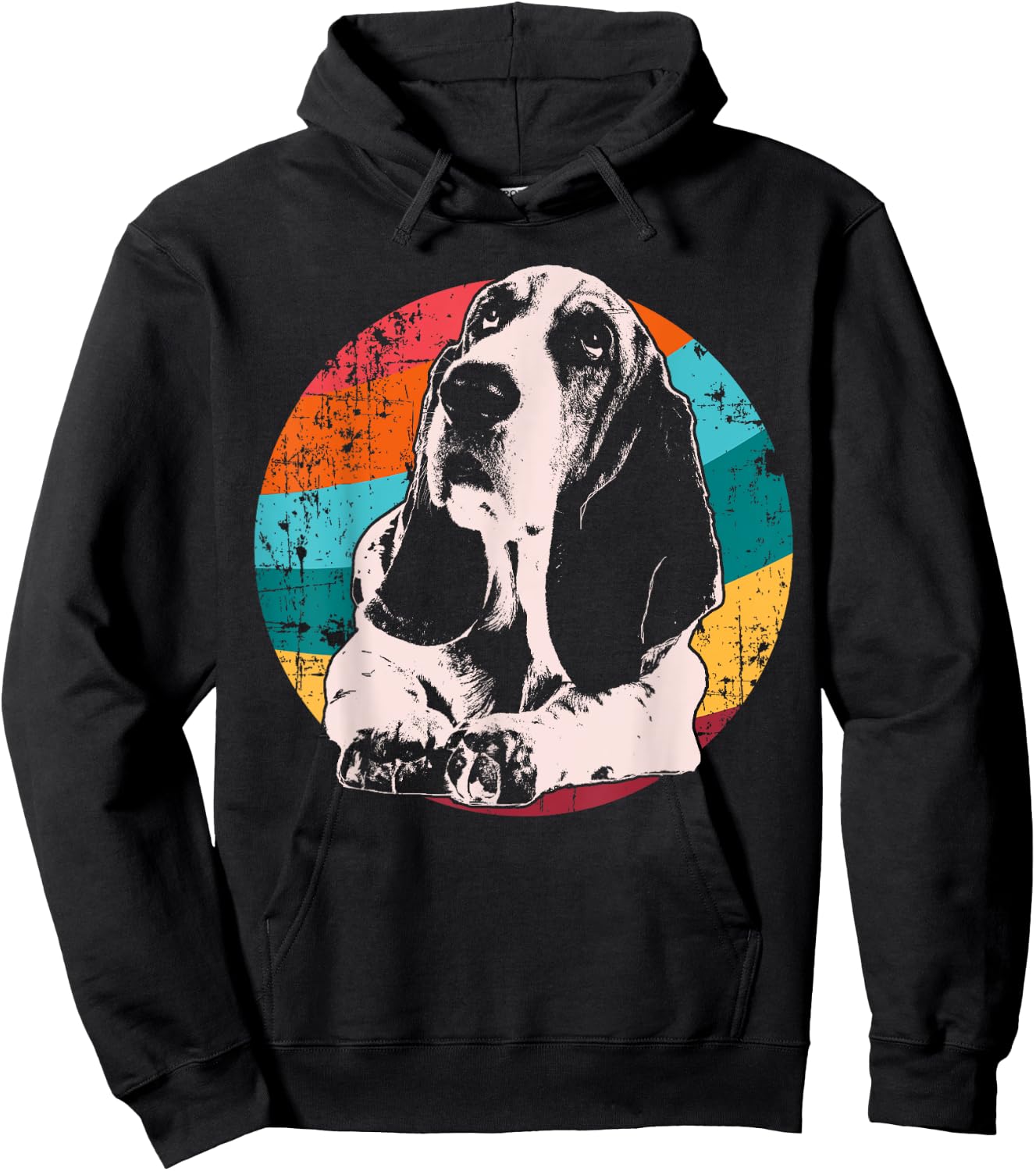 Basset Hound Dog Hoodie - Hoodie | Black