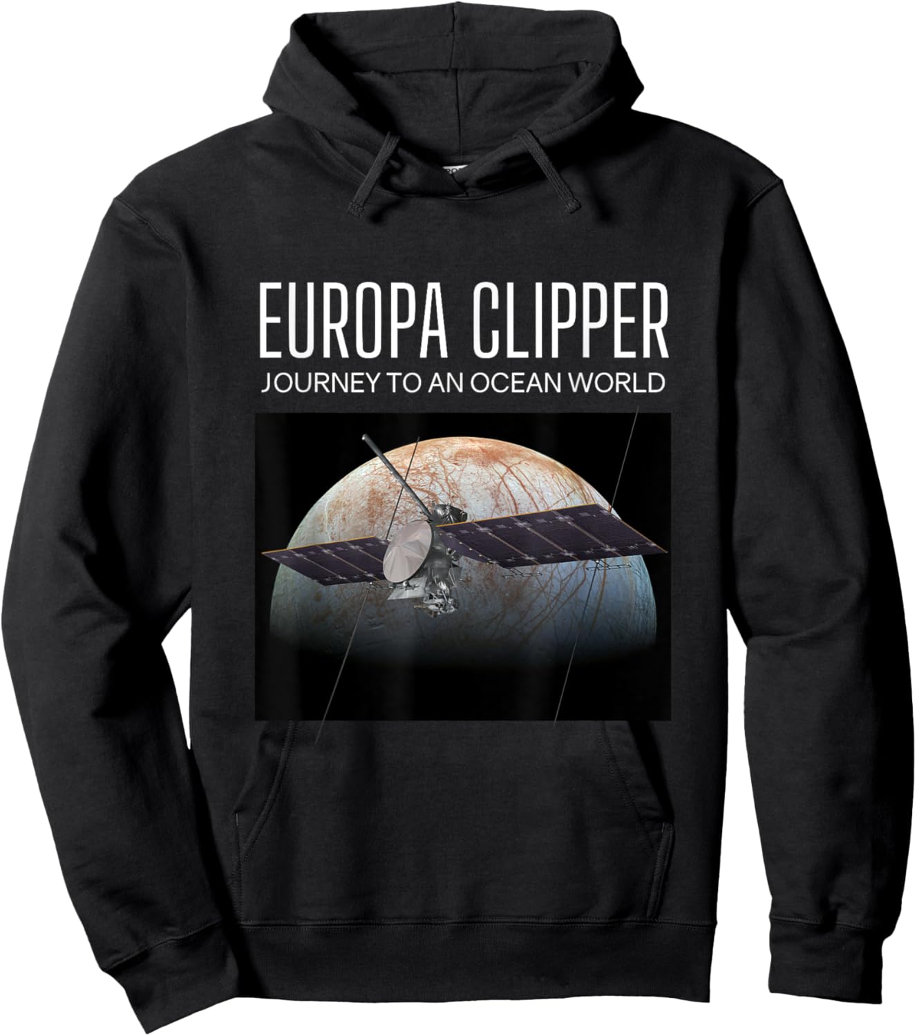 Europa Clipper Space Exploration Hoodie - Hoodie | Black