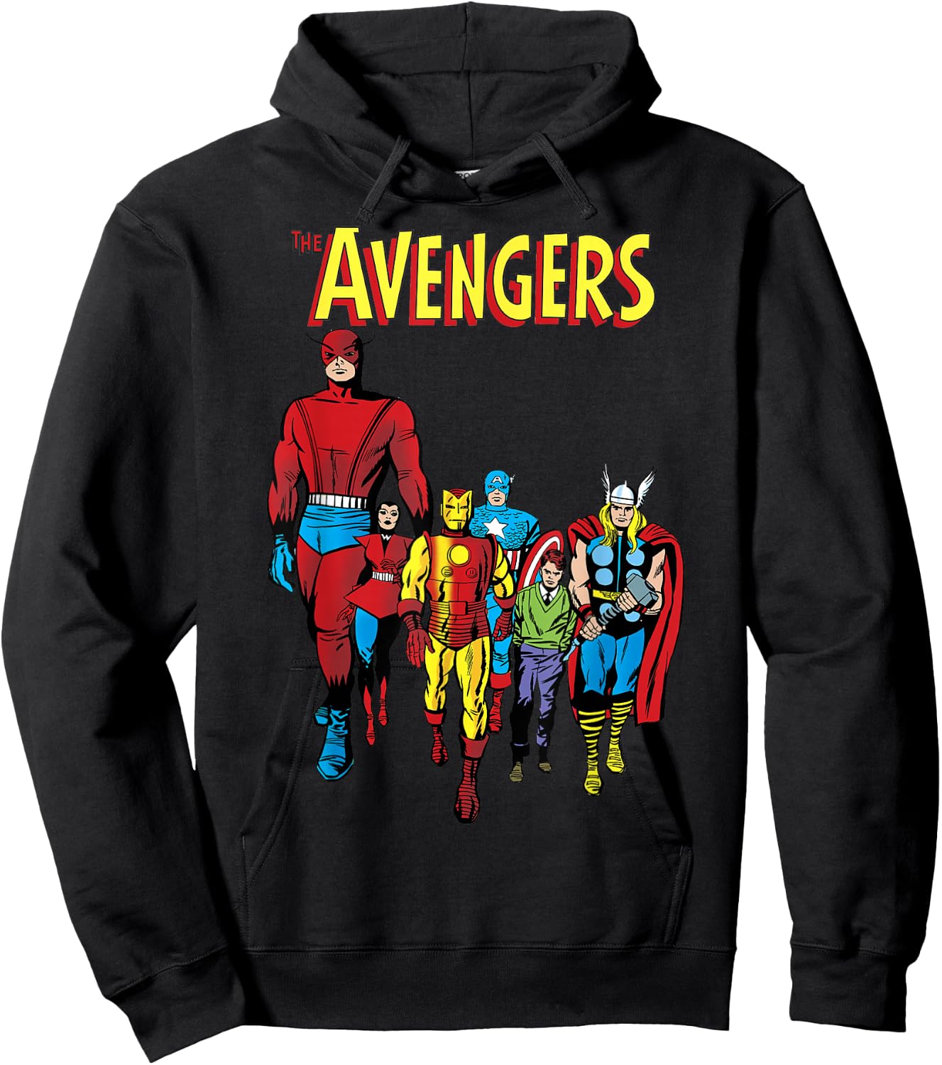 Marvel The Avengers Original Group Shot Hoodie - Hoodie | Black