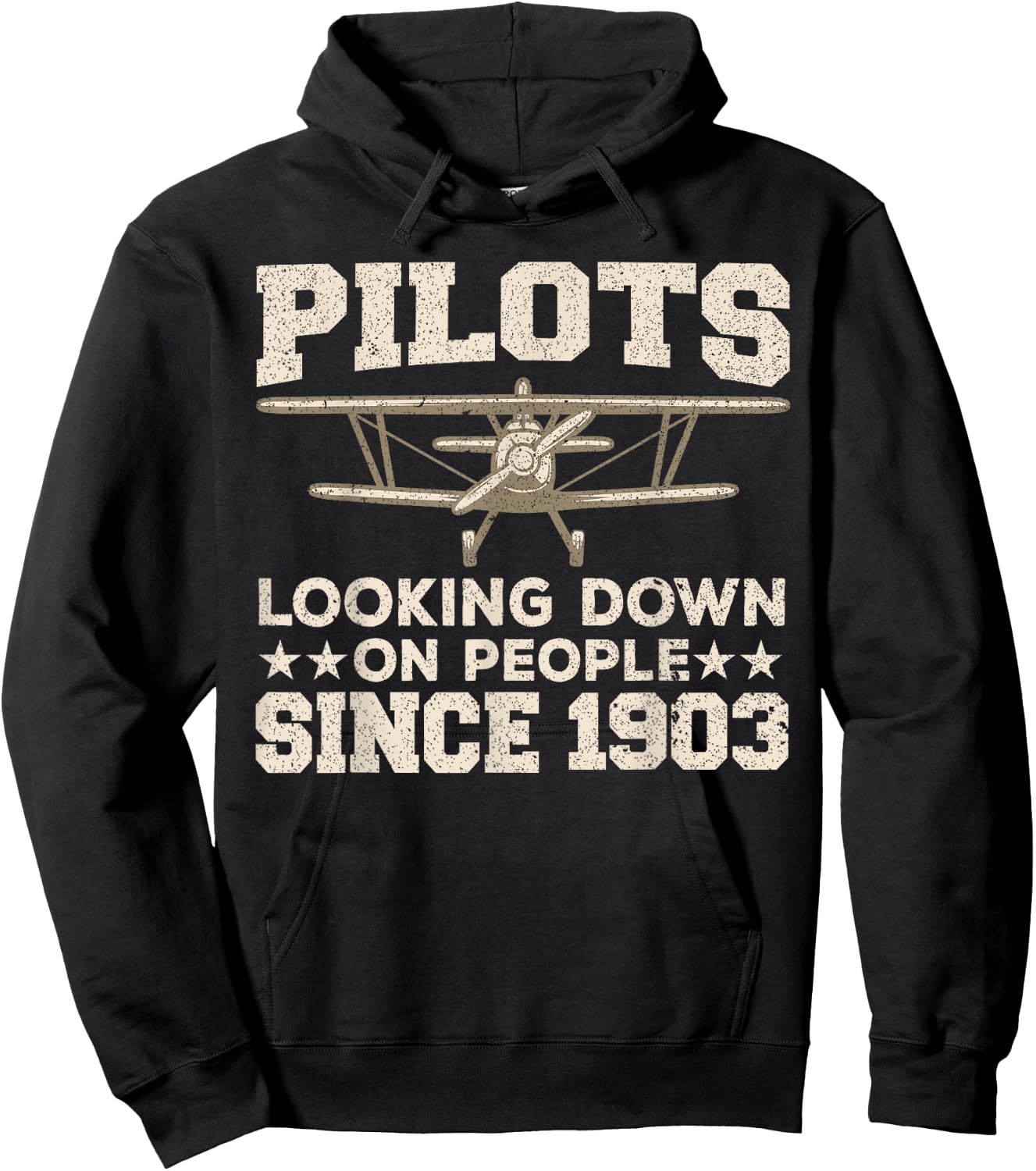 Funny Pilot Design Women Aviation Airplane Pilot Hoodie - Hoodie | Black