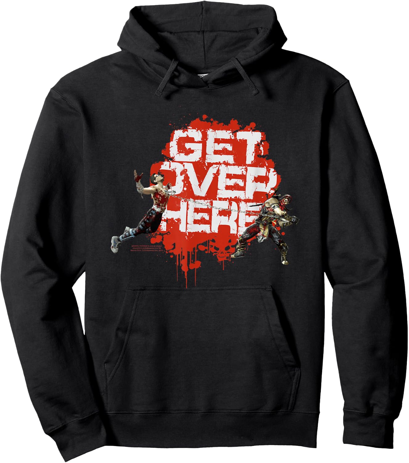 Mortal Kombat 9 Get Over Here Hoodie - Hoodie | Black