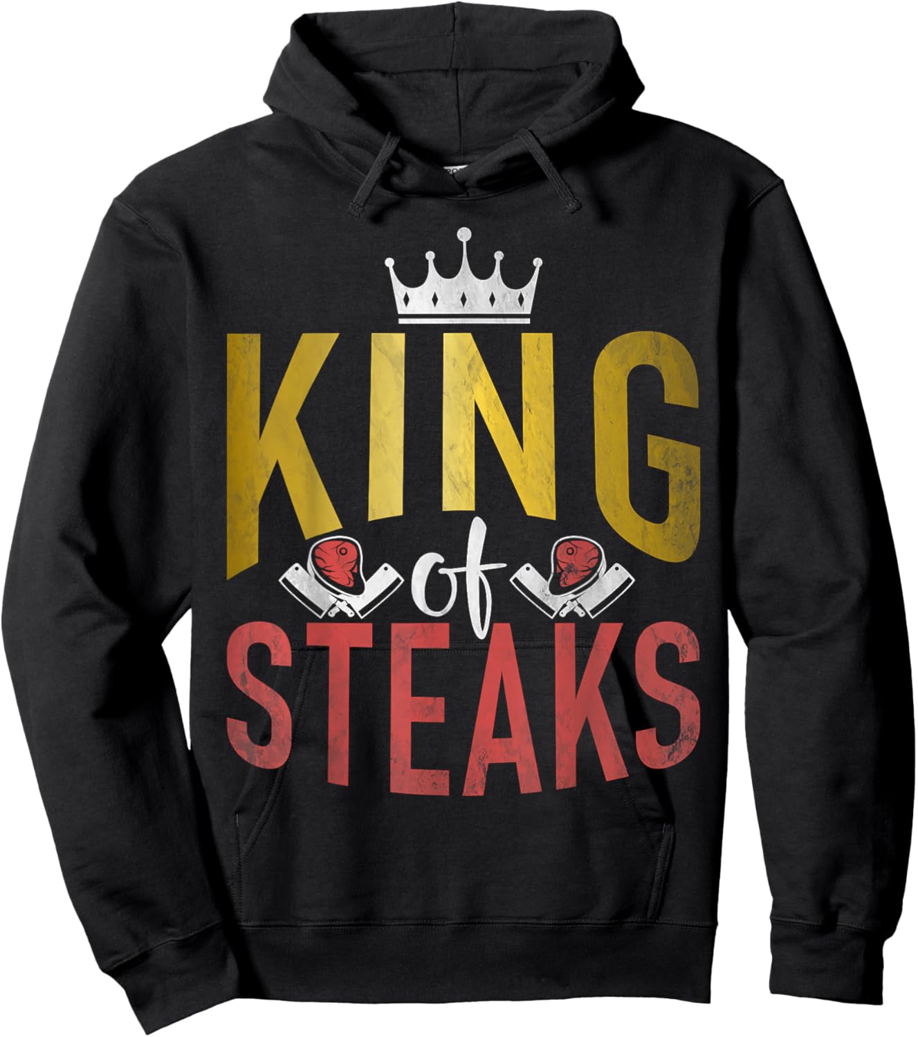 Steak Lover King of Steaks King Hoodie - Hoodie | Black