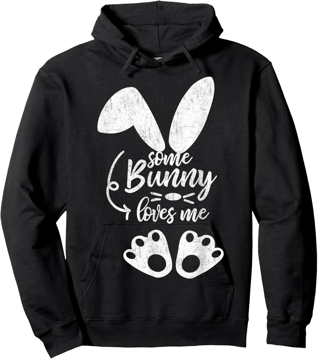 Some Bunny Loves Me Shirt Novelty Easter Gift Costume Hoodie - Hoodie | Black