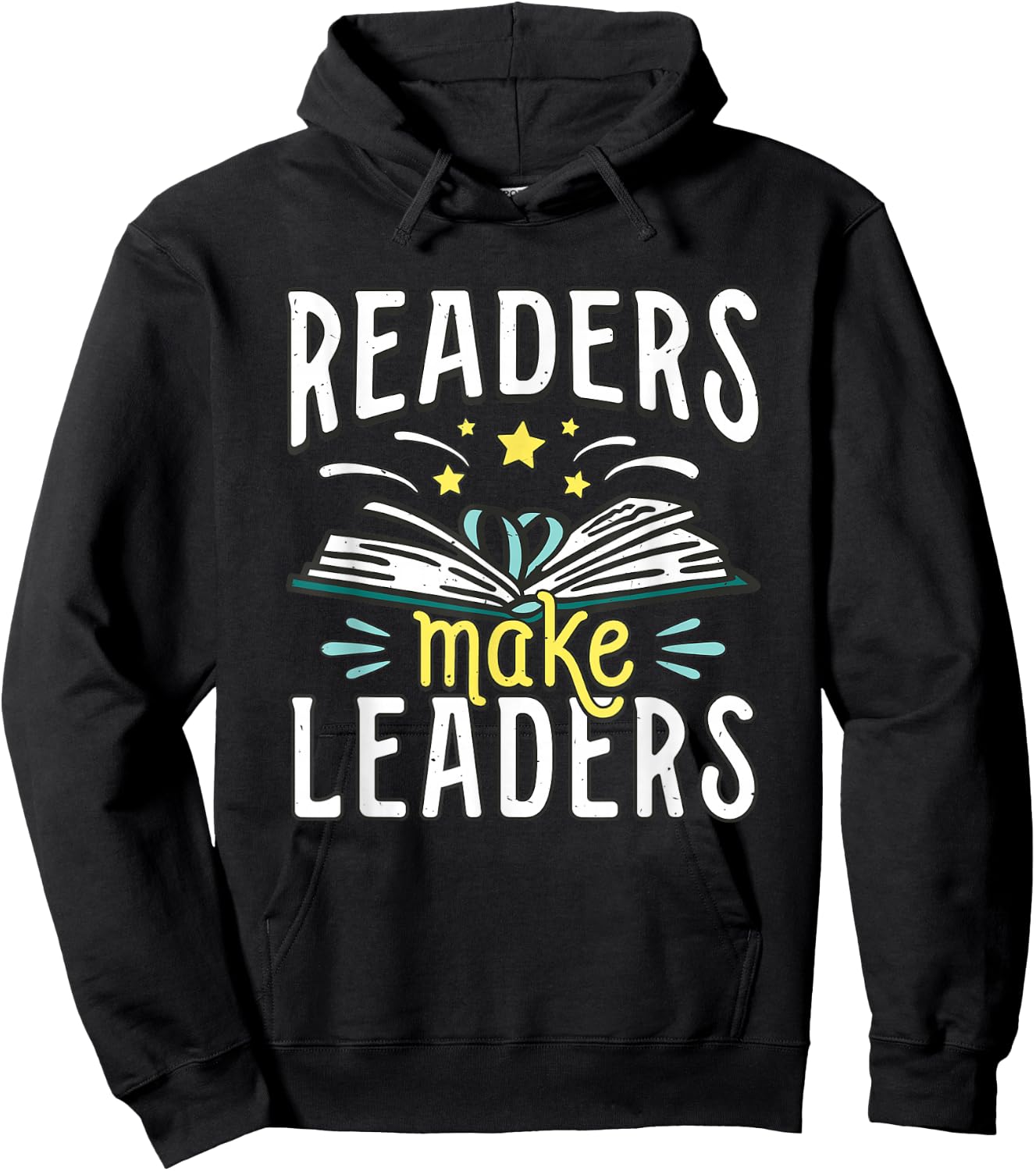 Bookworm Librarian Bookish Geeky Nerd Readers Make Leaders Hoodie - Hoodie | Black