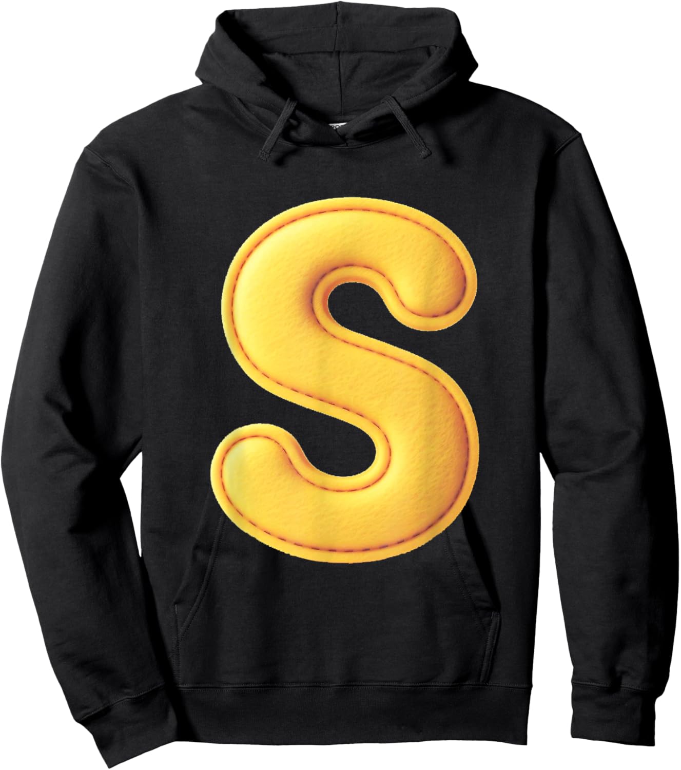 Letter S Funny Chipmunk Group Matching Thanksgiving Costume Hoodie - Hoodie | Black