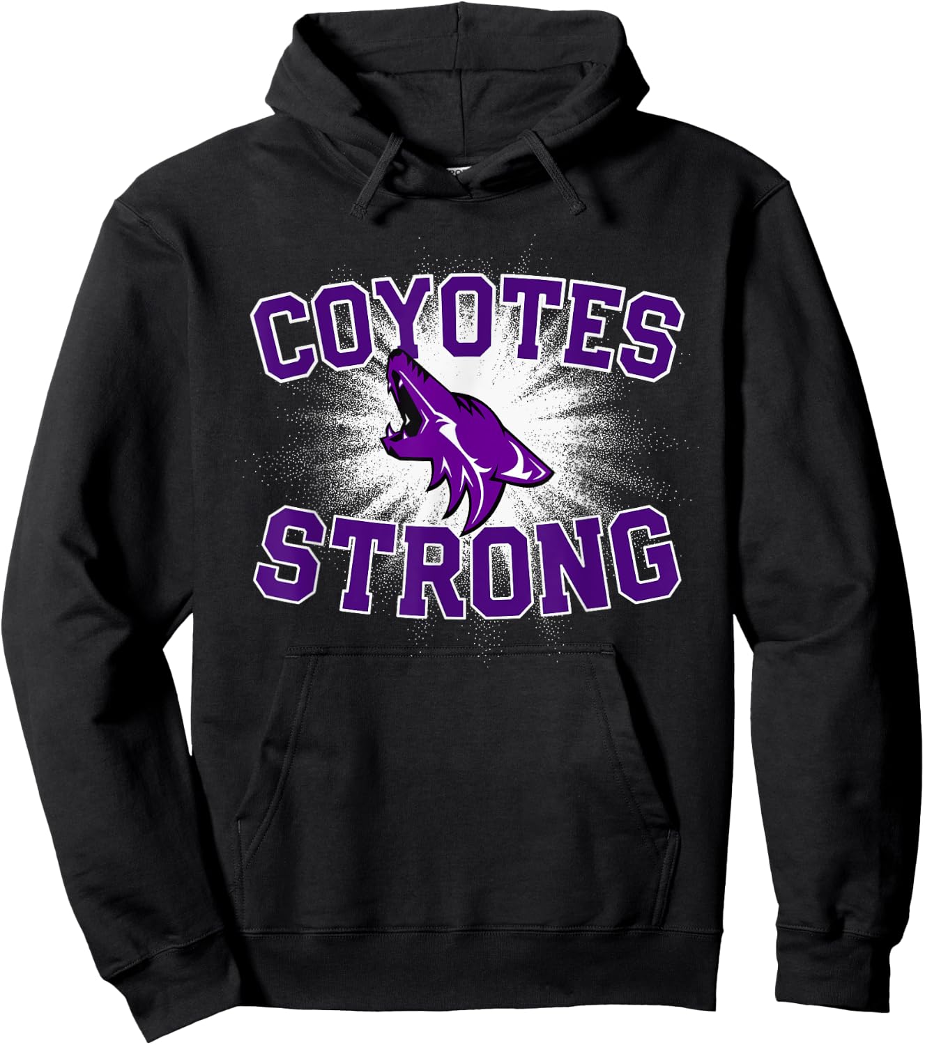 Anna Coyotes Logo Strong Flag HS Hoodie - Hoodie | Black