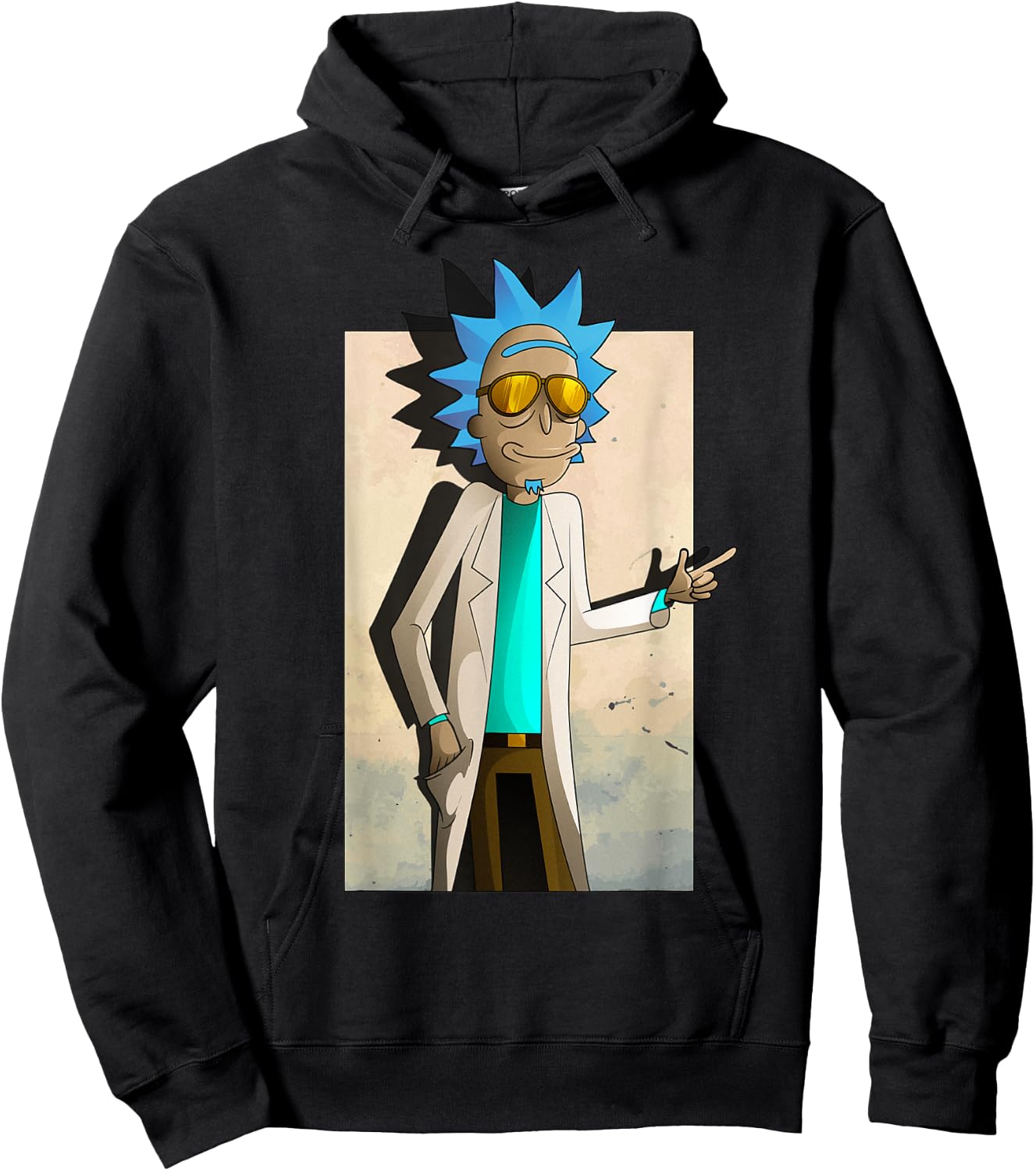 Mademark x Rick and Morty - Rick and Morty Cool Rick of Ricklantis Hoodie - Hoodie | Black