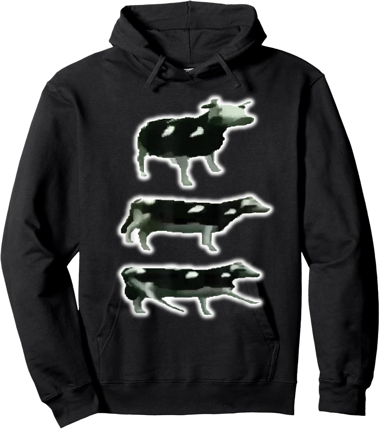 Dancing Polish Cow Meme Hoodie - Hoodie | Black