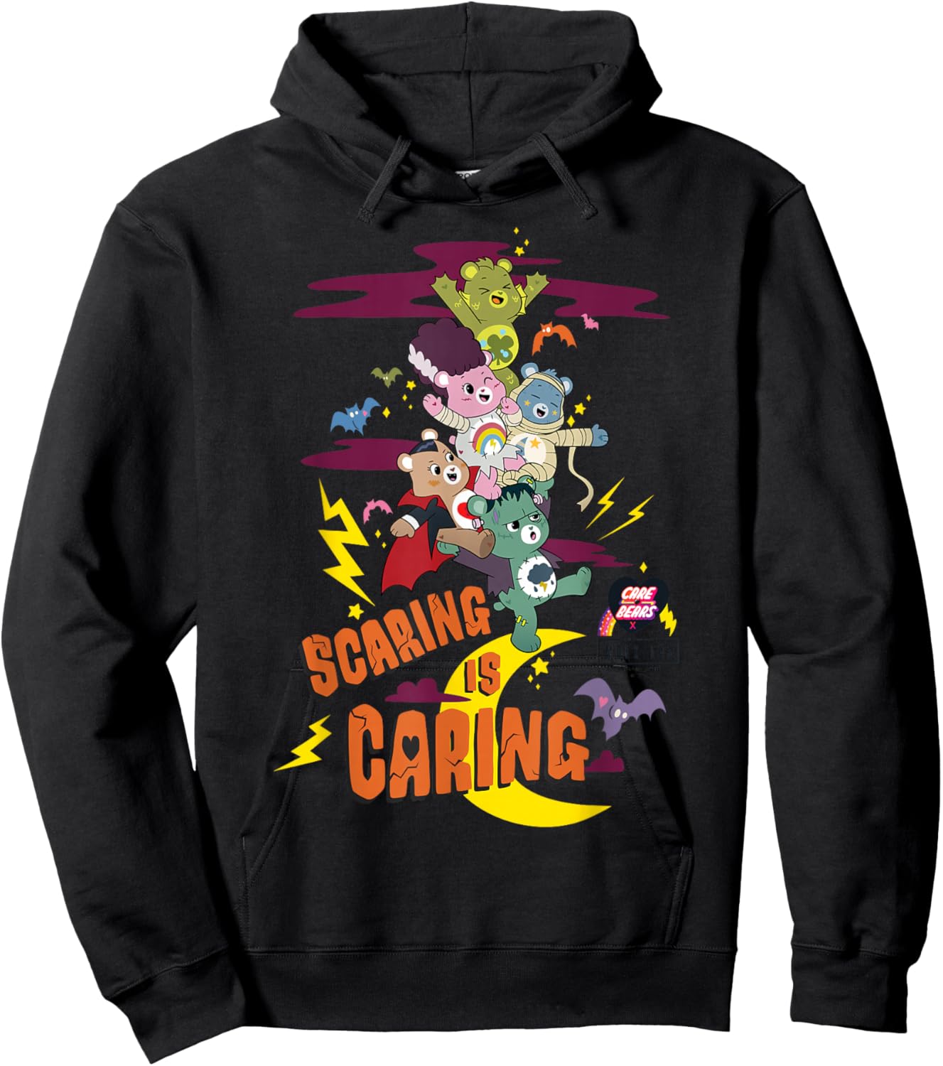 Care Bears x Universal Monsters Scaring is Caring Hoodie - Hoodie | Black