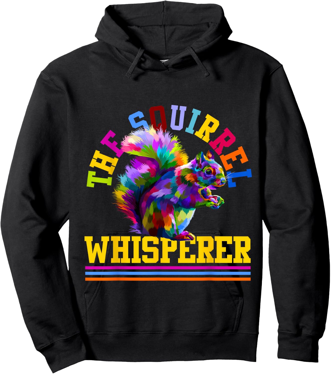 Squirrel Whisperer Gifts Squirrel Hoodie - Hoodie | Black