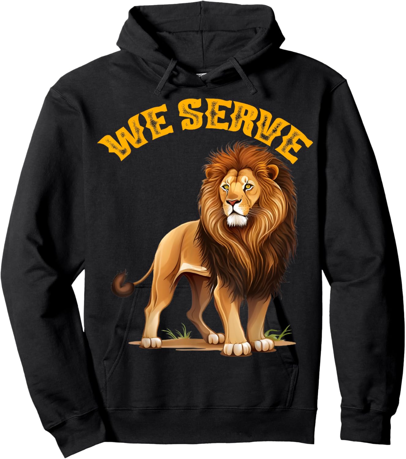 Lions Club member We Serve gift Hoodie - Hoodie | Black
