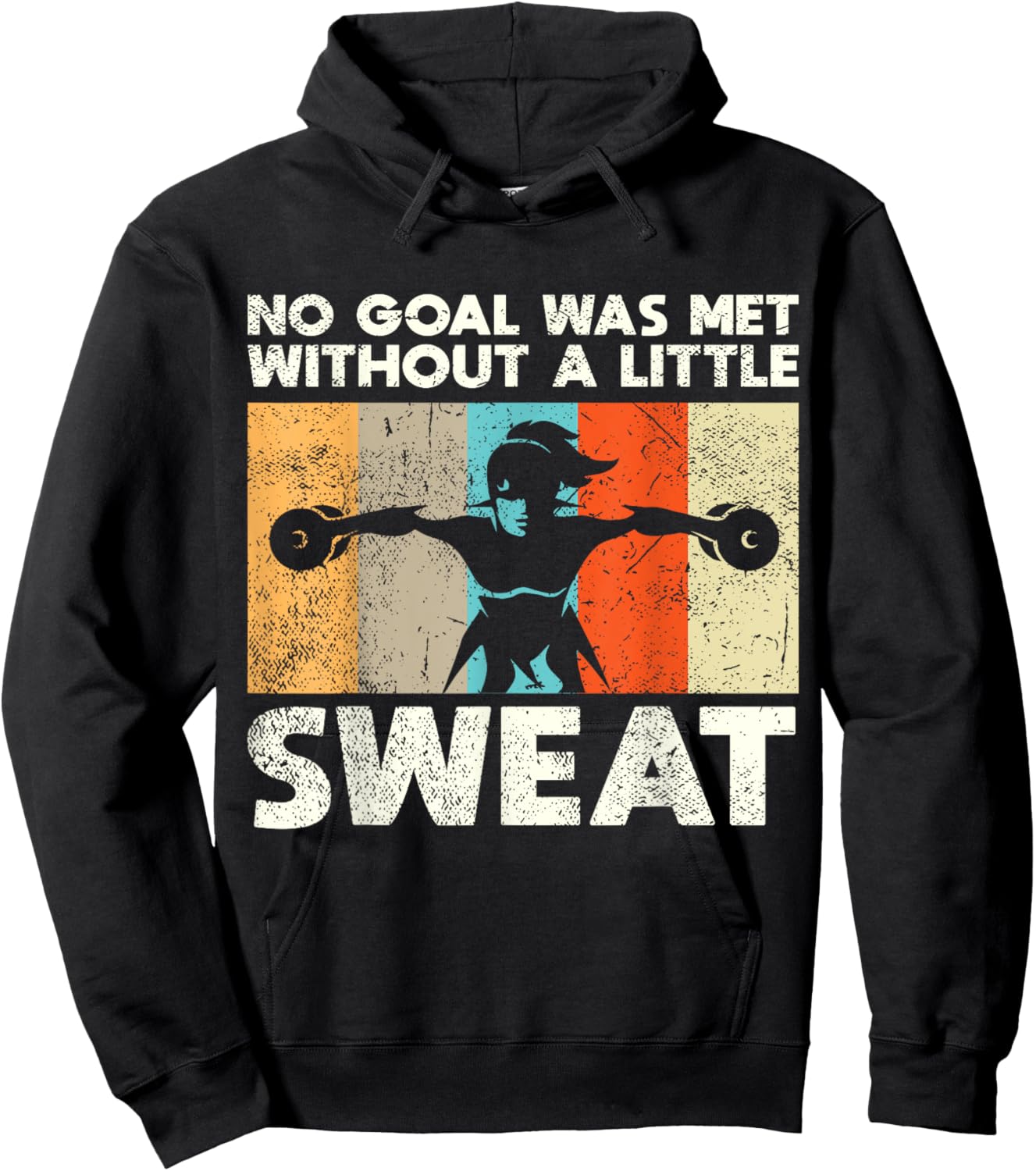 Women Workout Gym Saying Motivational Fitness Lover Gift Hoodie - Hoodie | Black