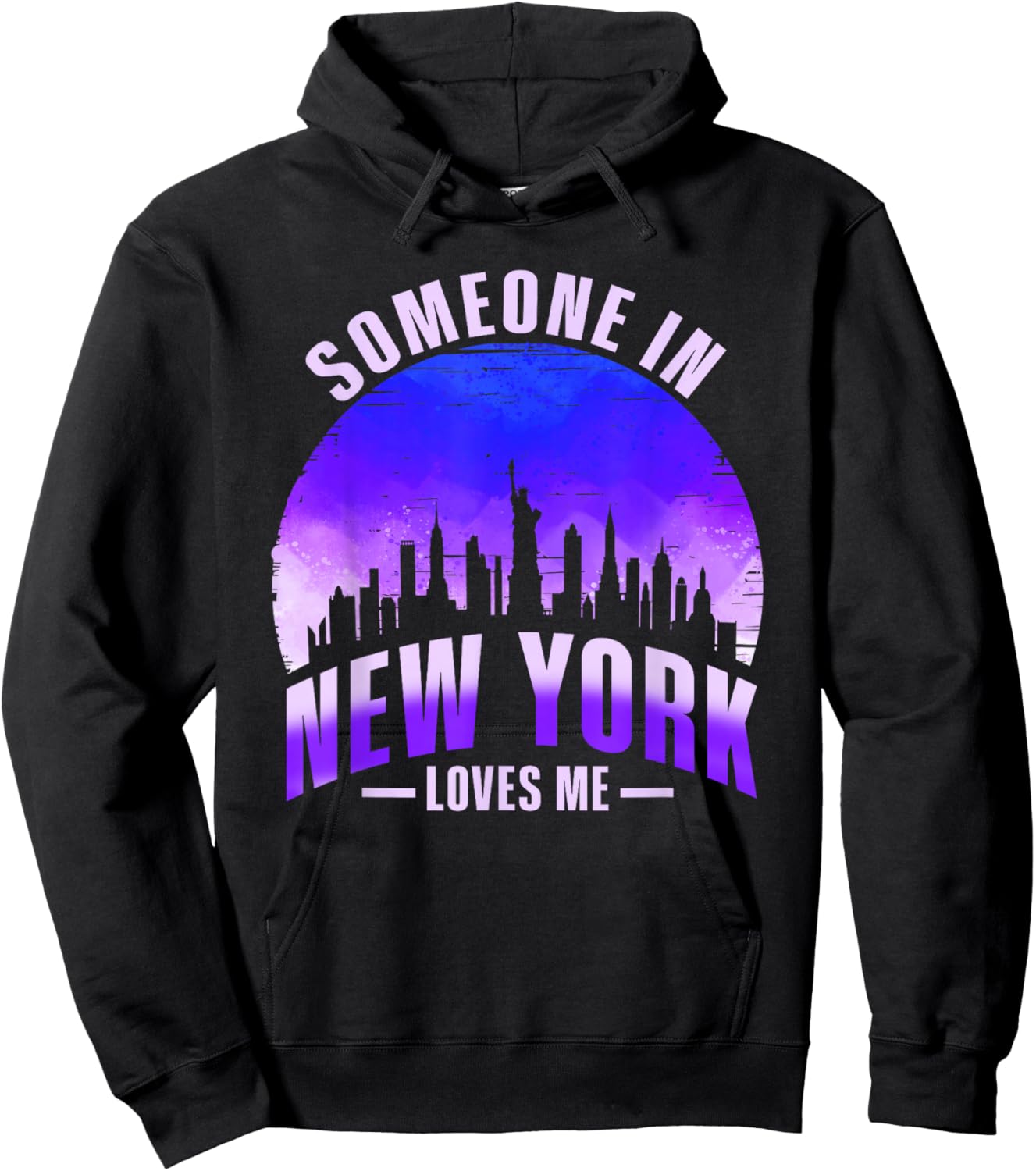 Someone In New York Loves Me Hoodie - Hoodie | Black