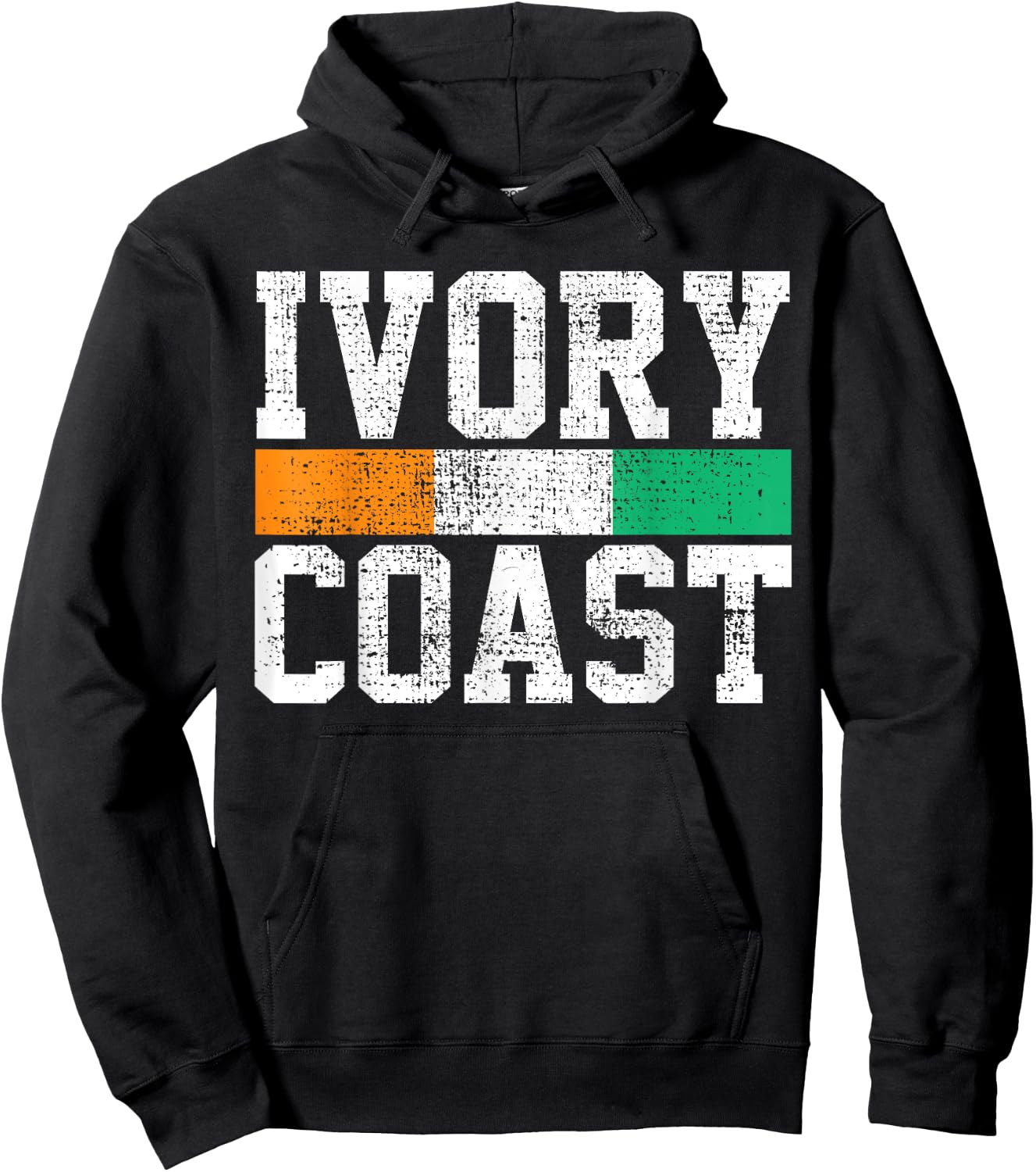 Ivory Coast Shirt National Flag African Pride Hoodie - Hoodie | Black