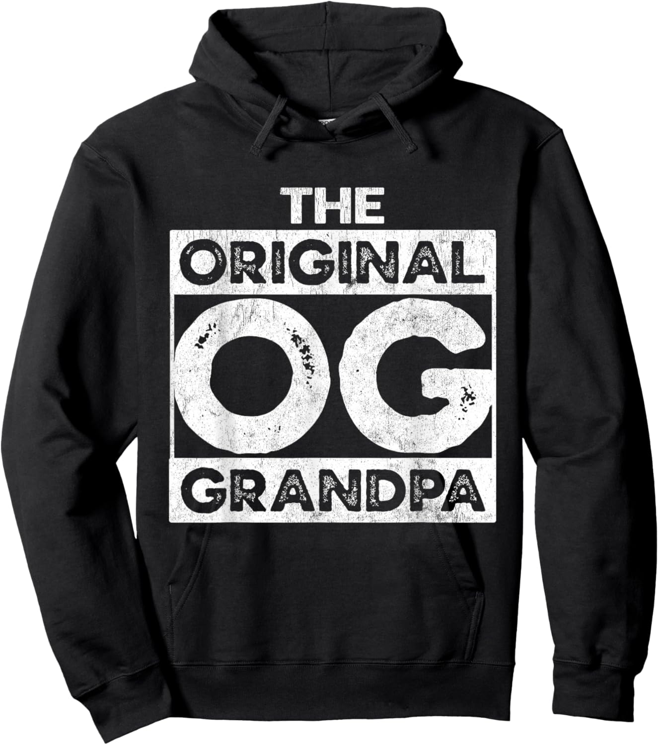 The OG Original Grandpa Funny Birthday Grandad Urban Hoodie - Hoodie | Black