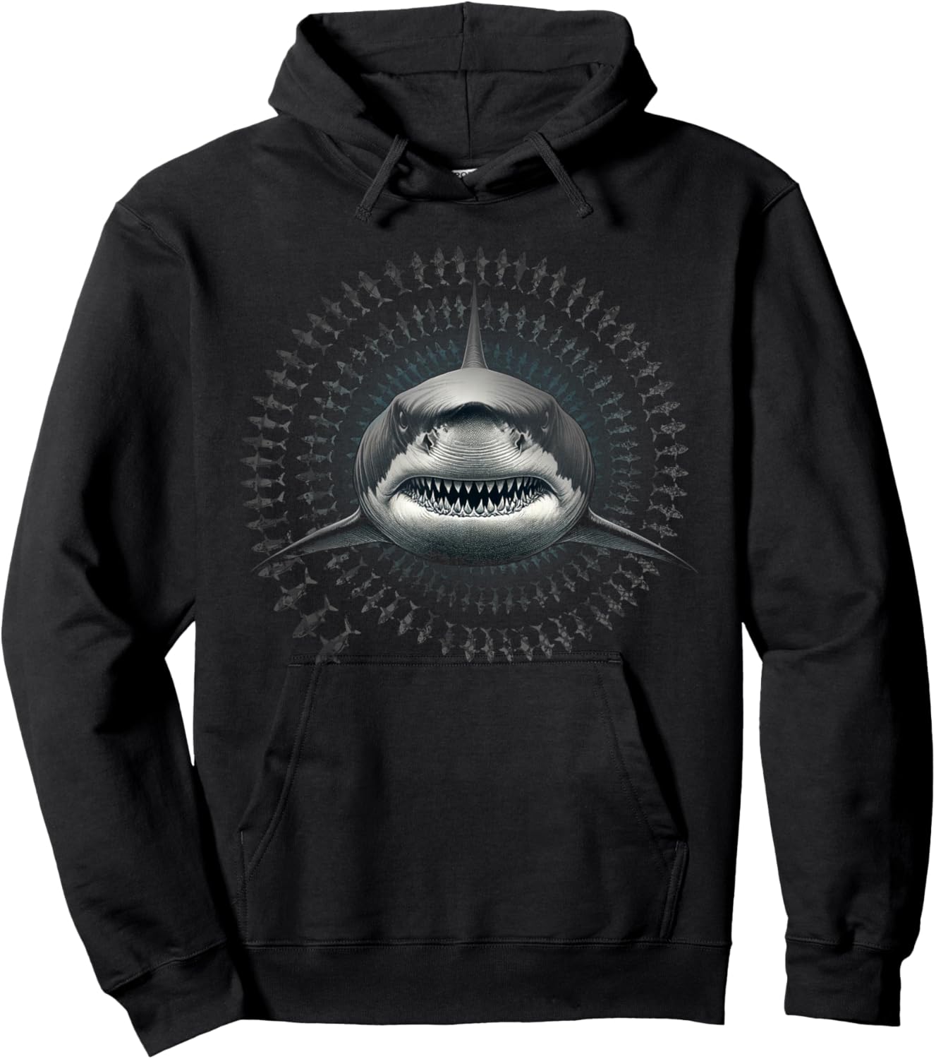 Hai Fische Helix Haie Megalodon Haifisch Shark Meerestiere Hoodie - Hoodie | Black