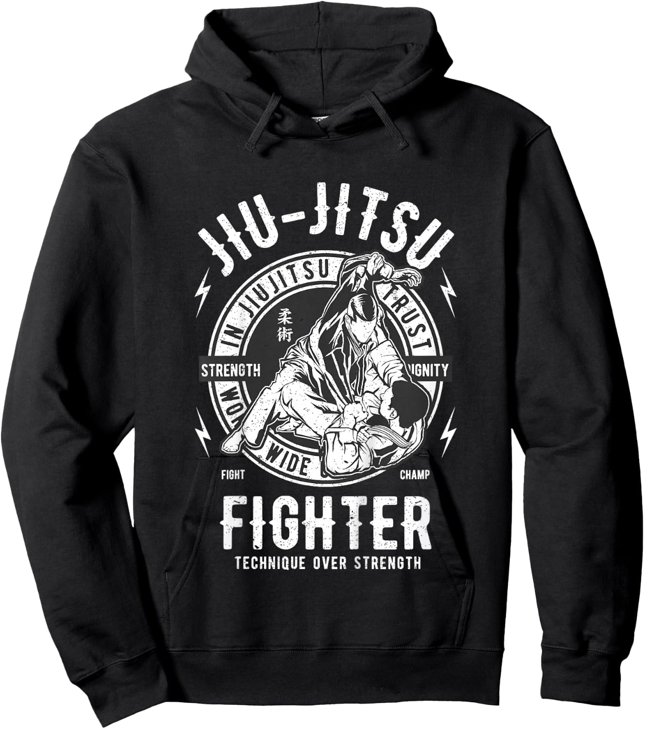JIU Jitsu BJJ Kids Boy Girl Youth Children Boys Hoodie - Hoodie | Black