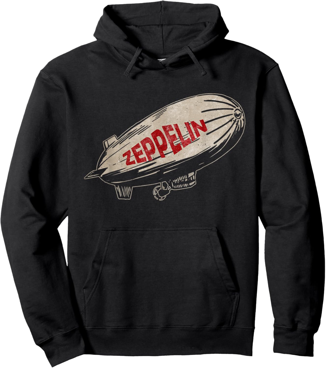 Love Zeppelin Proud Name Personalized Lovers Apparel Airship Hoodie - Hoodie | Black