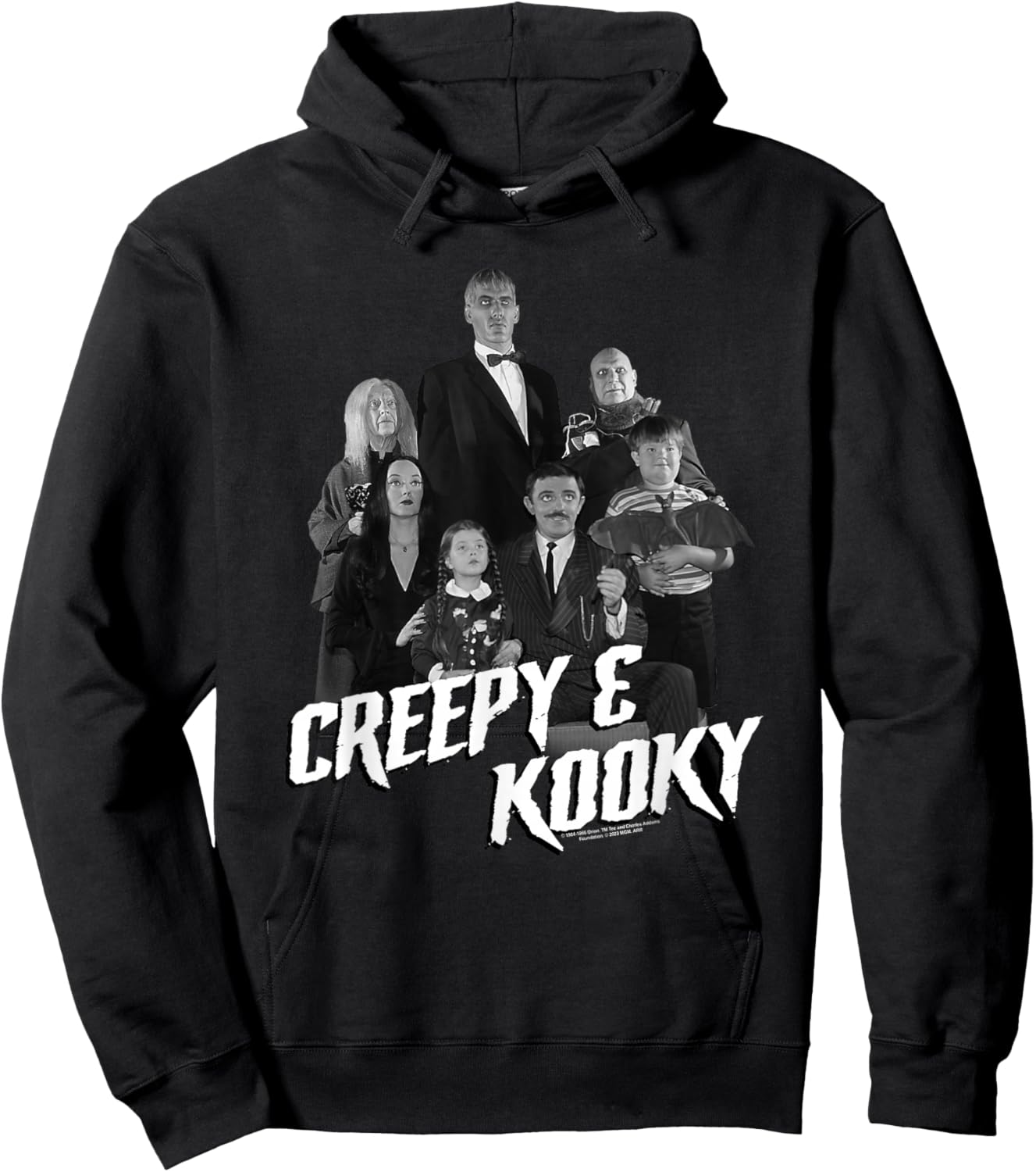 The Addams Family Creepy and Kooky Hoodie - Hoodie | Black
