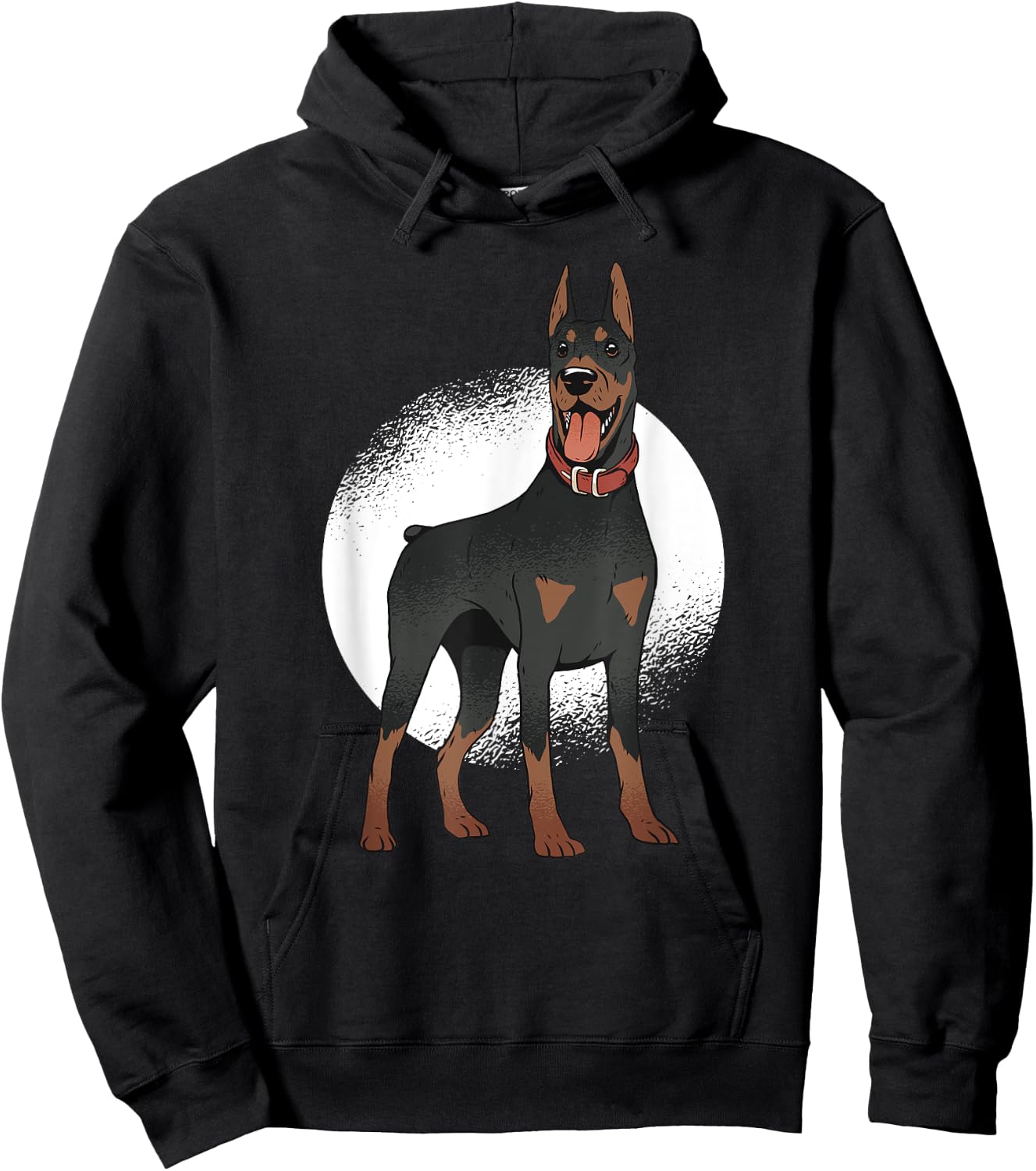 Doberman Dog for Dobie lover, Doberman Mom Hoodie - Hoodie | Black