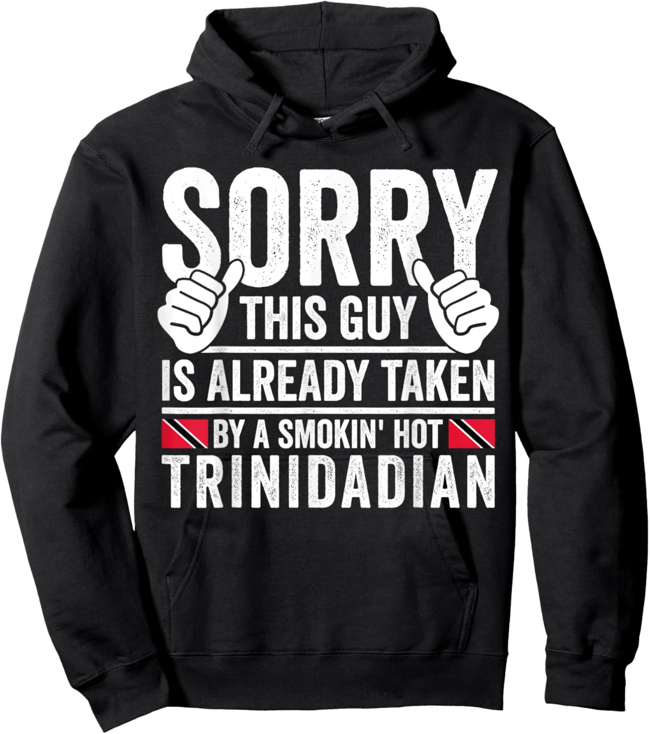 Trinidadian Roots Outfit Funny Trinidad Heritage Hoodie - Hoodie | Black