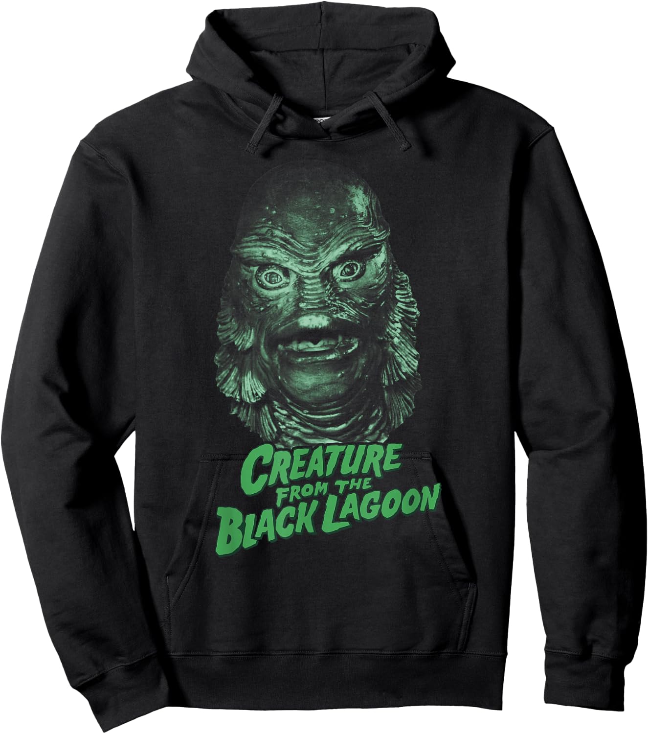 Universal Monsters Creature From The Black Lagoon Portrait Hoodie - Hoodie | Black