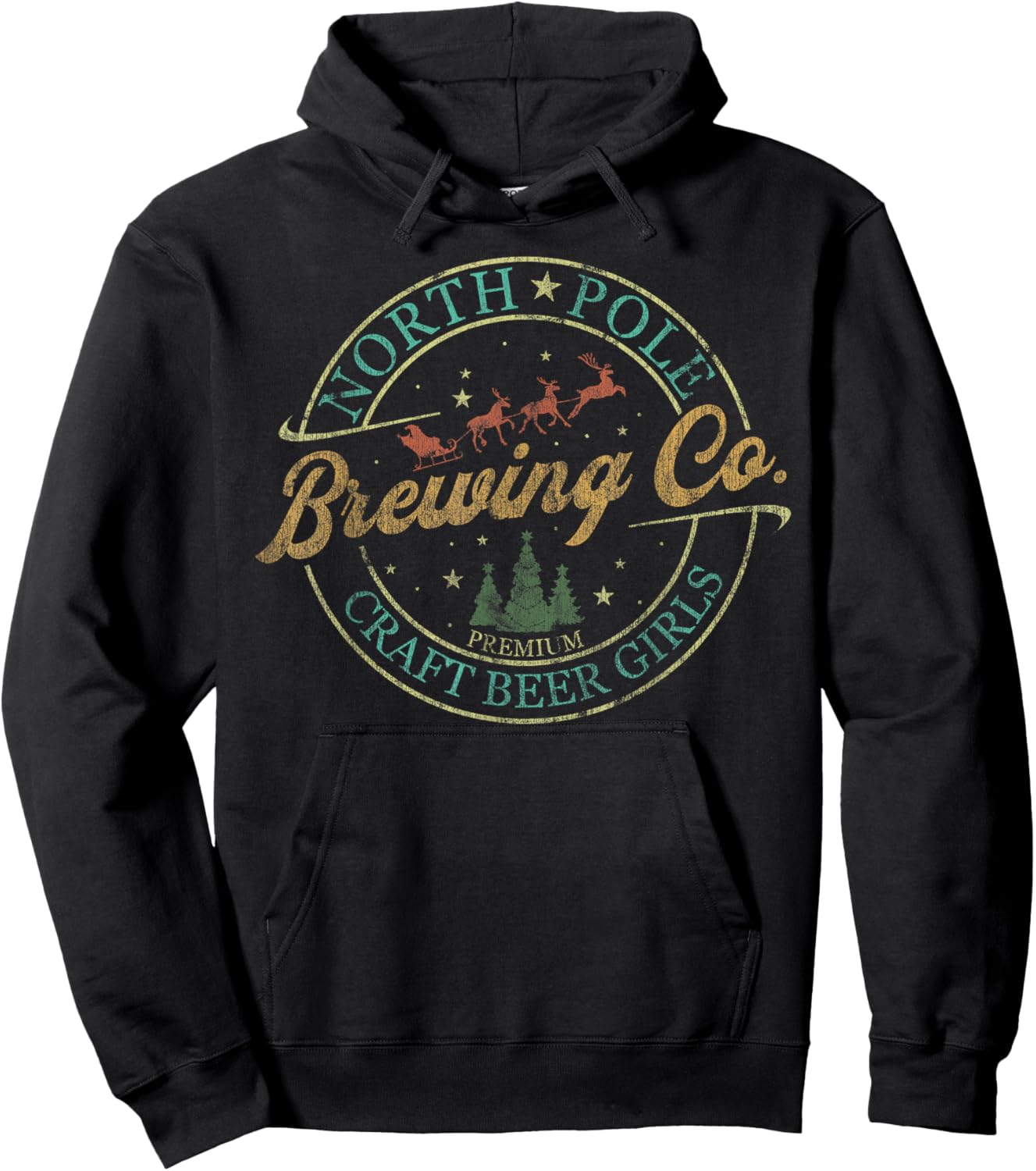 North Pole Brewing Co Craft Beer Girl Hoodie - Hoodie | Black
