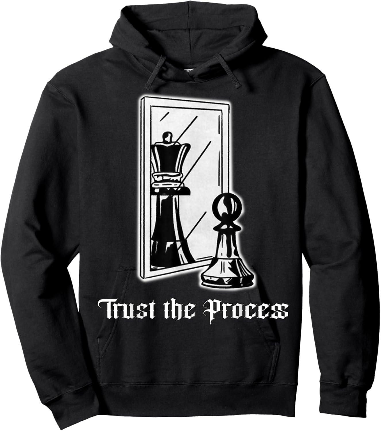 Trust the Process Chess King Hoodie - Hoodie | Black
