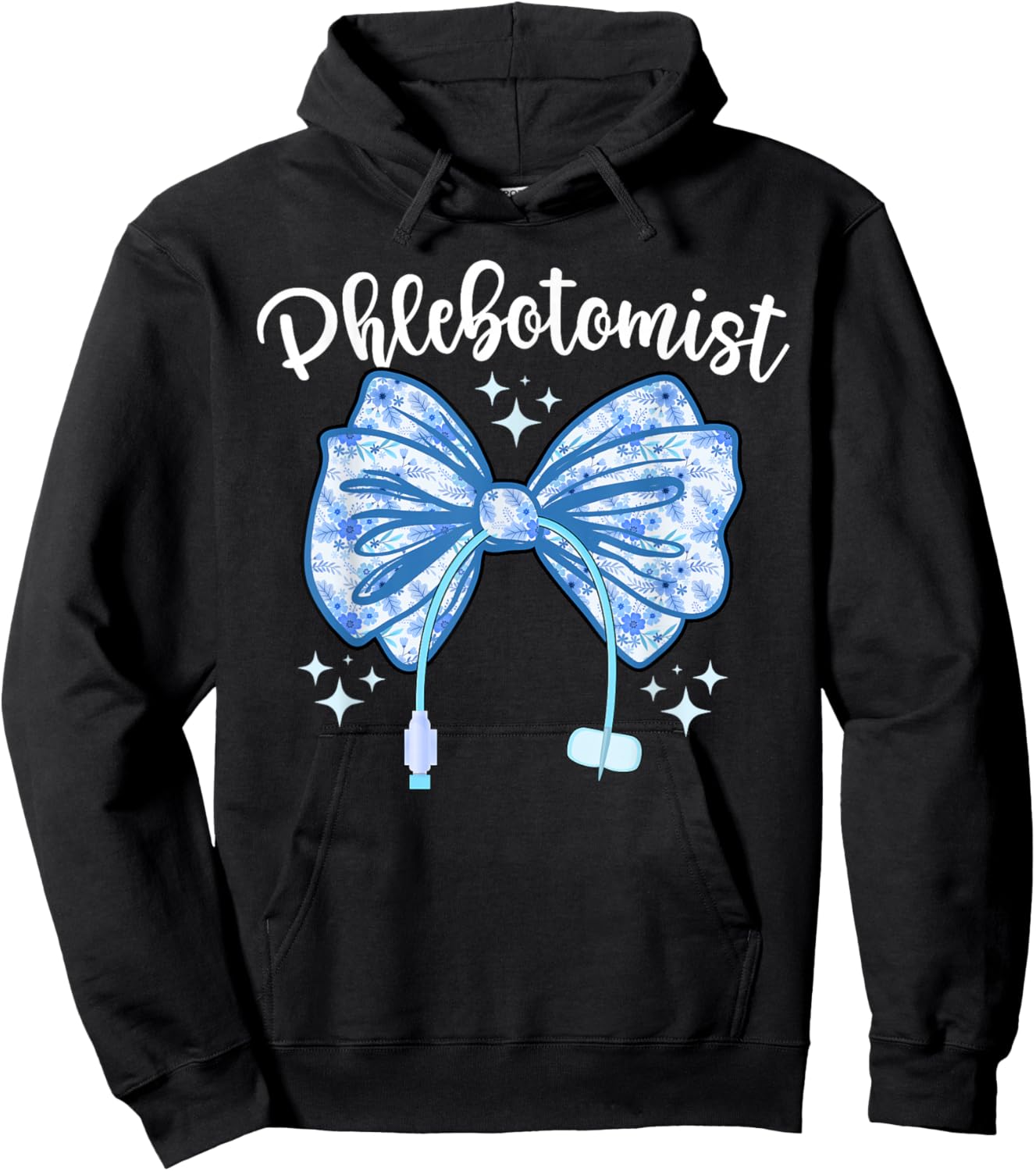 Phlebotomist Coquette Phlebotomy Phlebotomist Hoodie - Hoodie | Black
