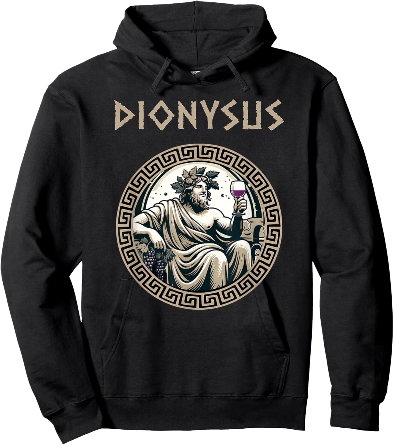 Dionysus Greek God Hoodie - Hoodie | Black