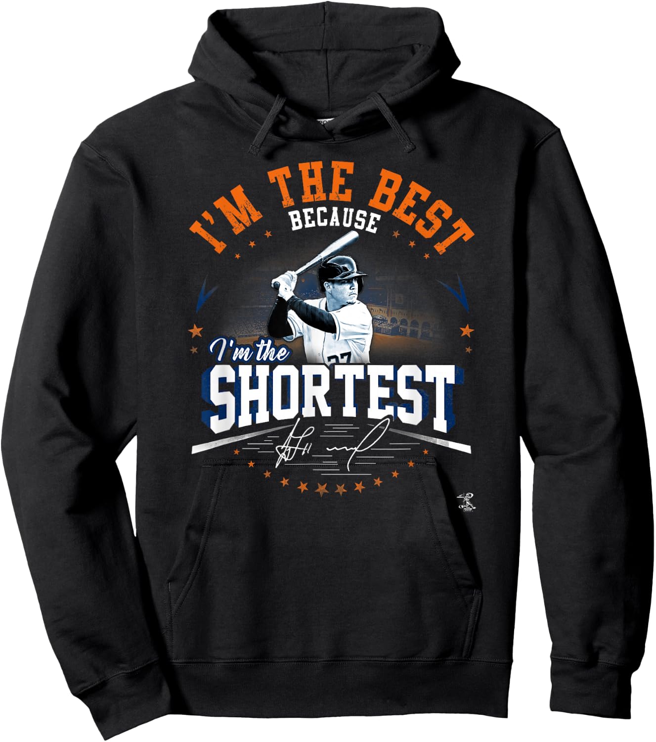 Jose Altuve I'm The Best Because I'm The Shortest Hoodie - Hoodie | Black