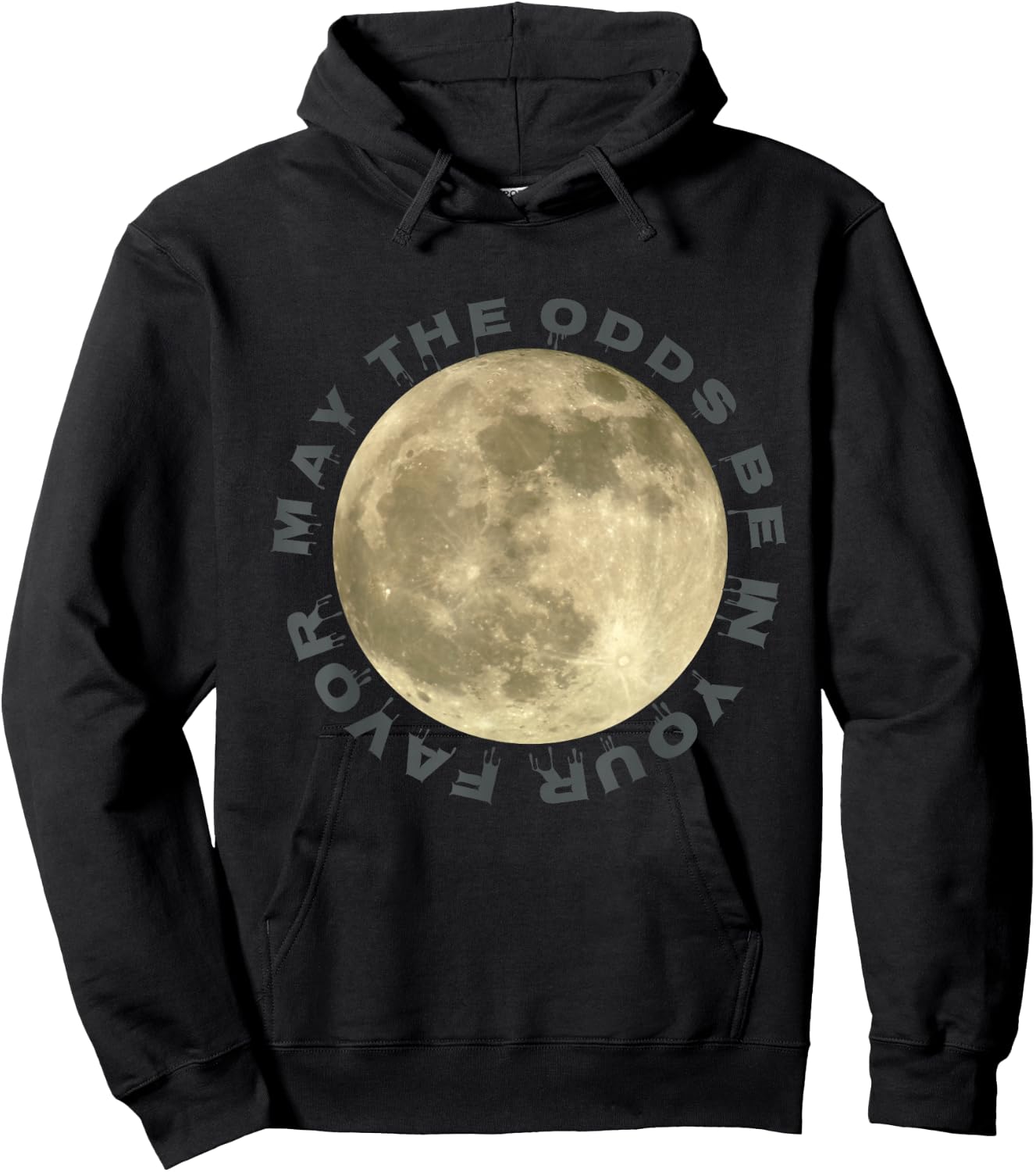 Full-Moon May the Odds be in Your Favor Night Shift Nurse Hoodie - Hoodie | Black