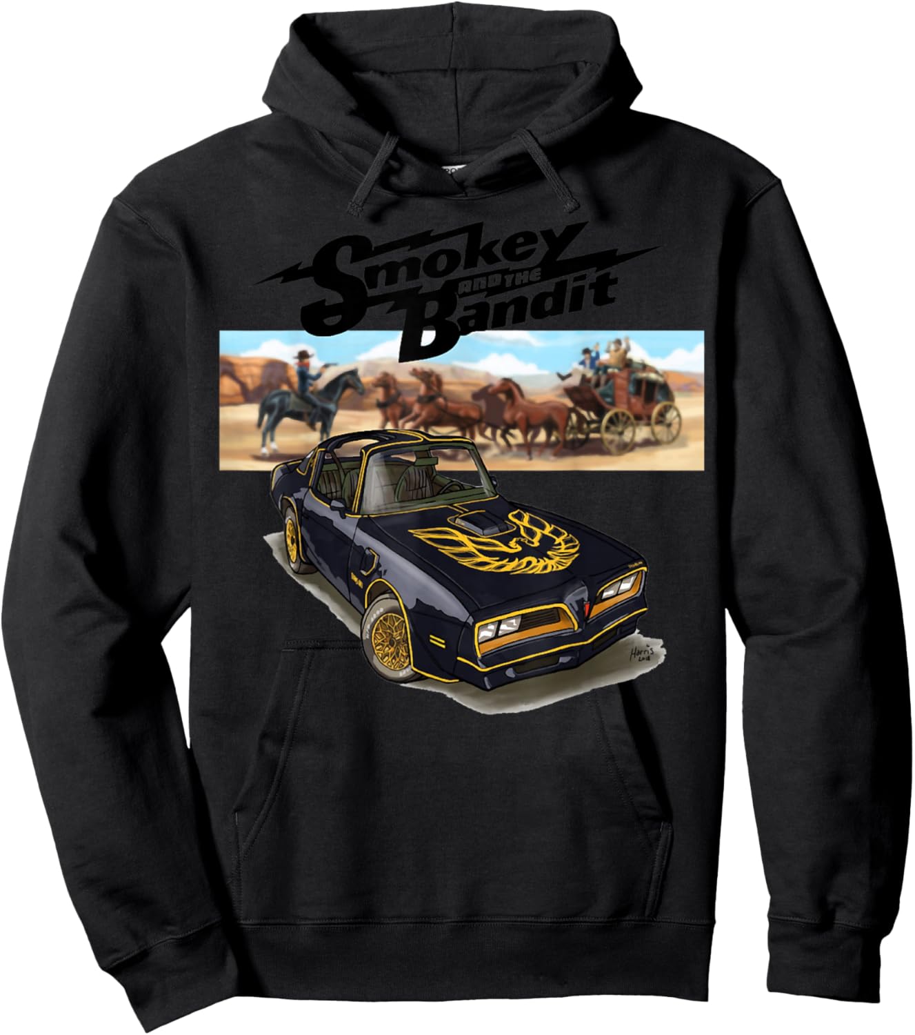 Bandit Trans Am WS6 4thgen 1977 1978 1970 Muscle Cars Hoodie - Hoodie | Black